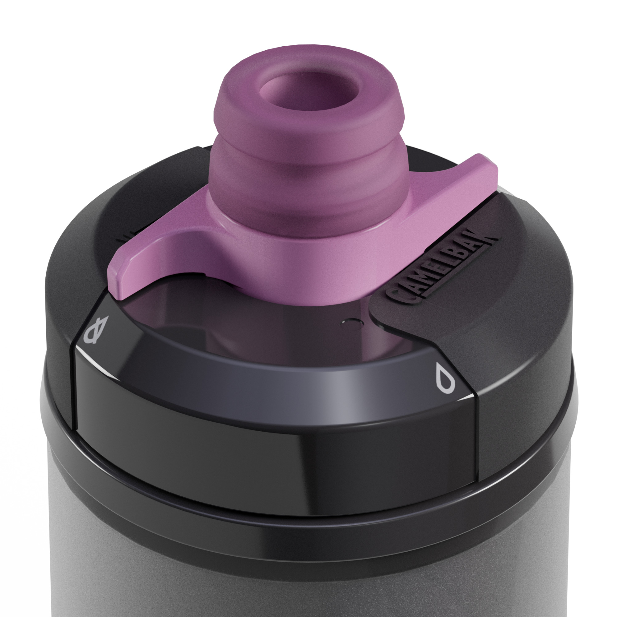 Camelbak Podium Chill Thermo Radflasche schwarz-rosa 710 ml