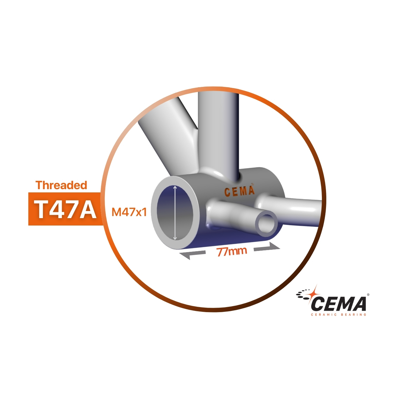 CEMA T47A Innenlager (SRAM DUB)