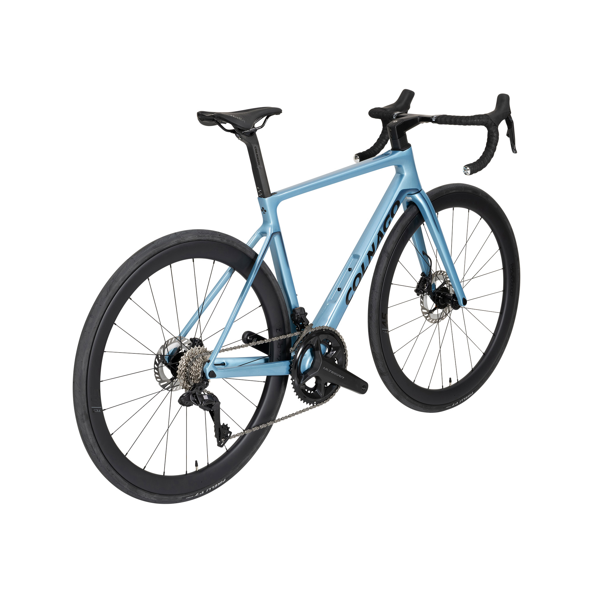 Colnago V4 Ultegra Di2 Carbon Rennrad Vision SC45 28" blau