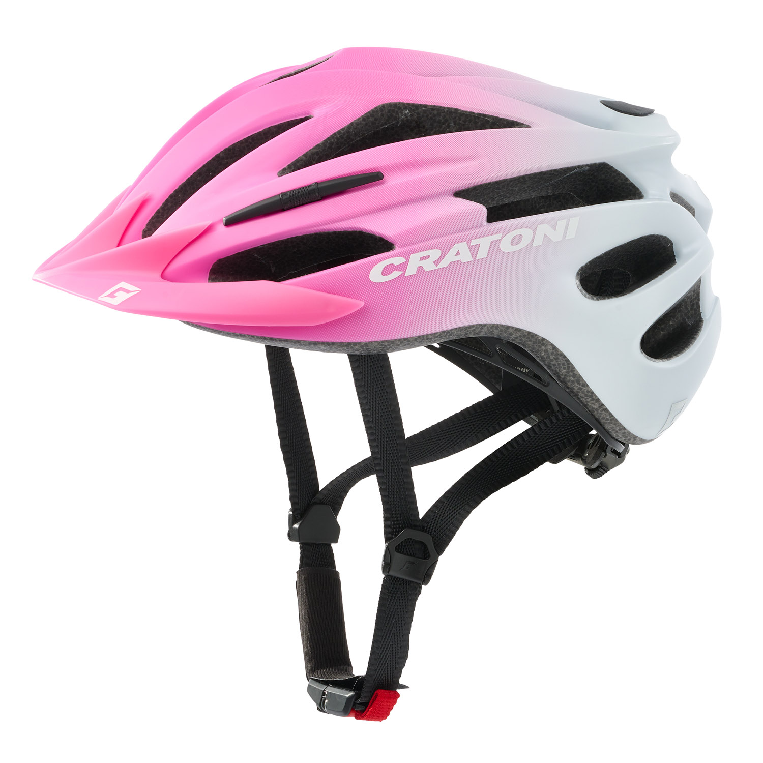 Cratoni MTB Fahrradhelm Pacer – Schwarz, 240 G, 20 Lüftungsschlitze, Mit Visier, Light-Fit-System