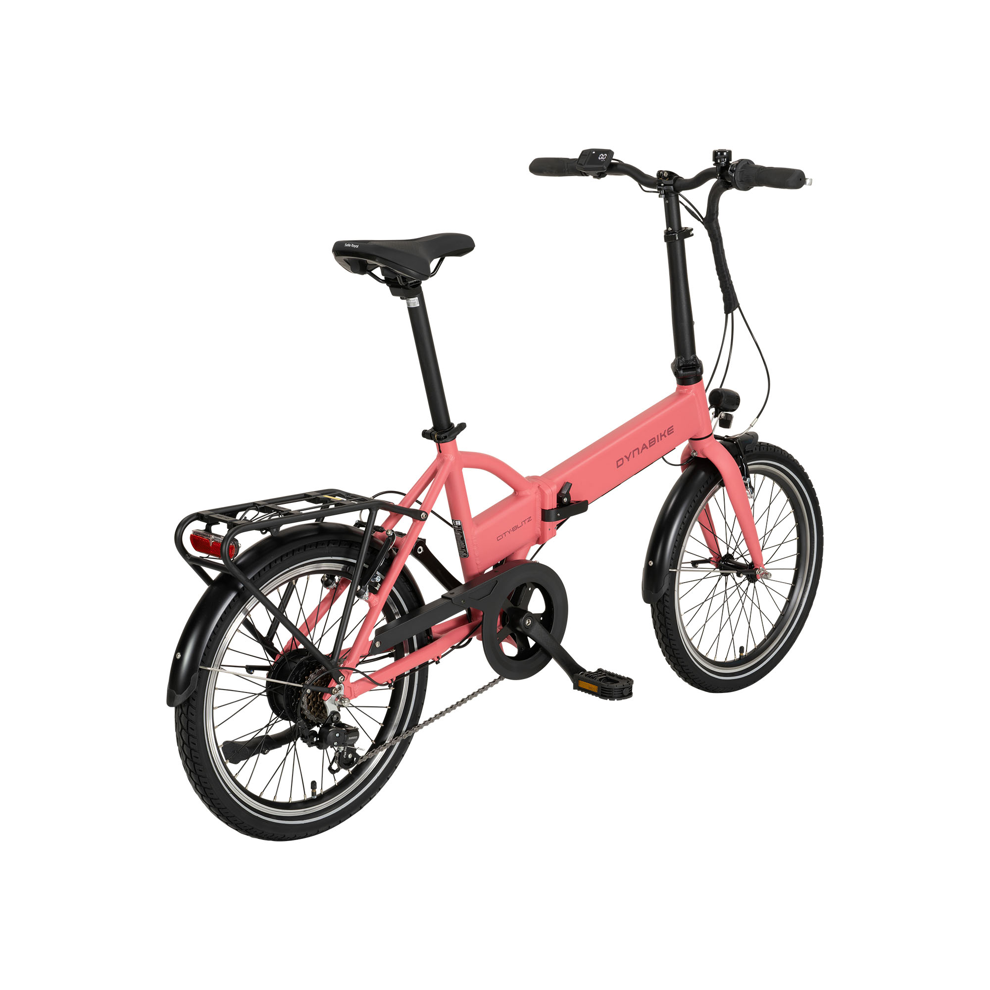 Dynabike City Blitz E-Bike Faltrad 20" rosa