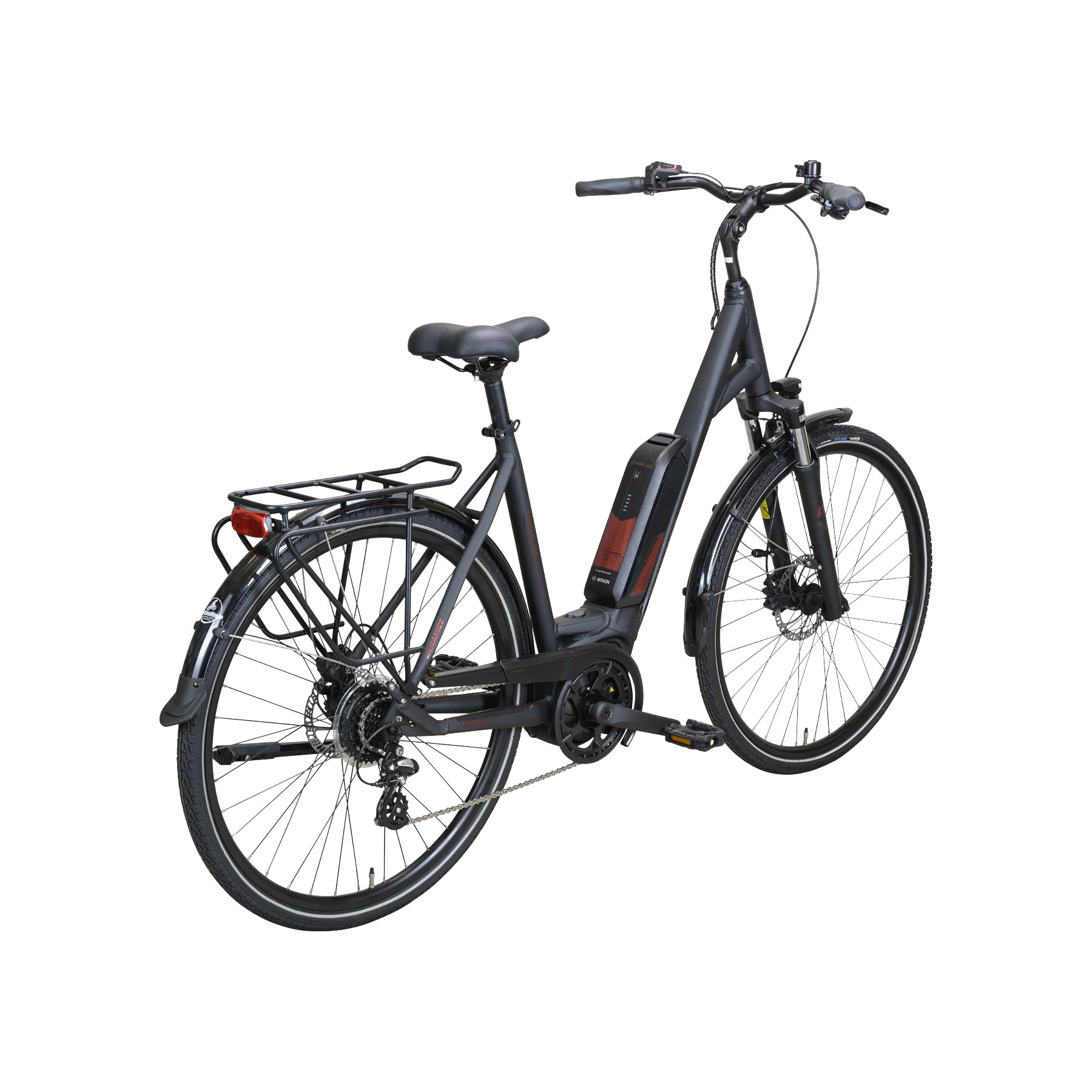 Dynamics Forte Ultra 508 E-Bike Trekking Tiefeinsteiger 28" schwarz