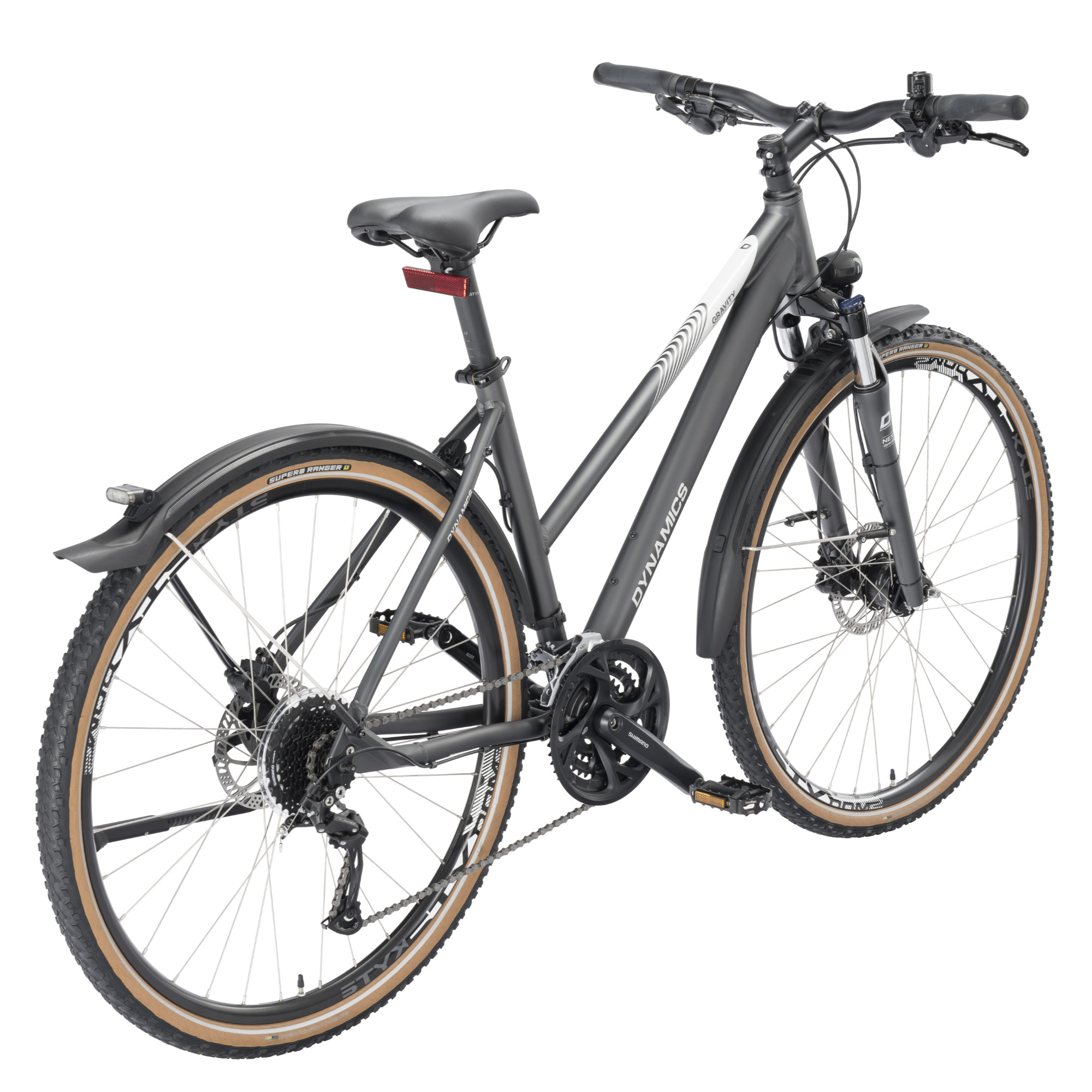 Dynamics Gravity Street Cross Crossbike Trapez 28" grau