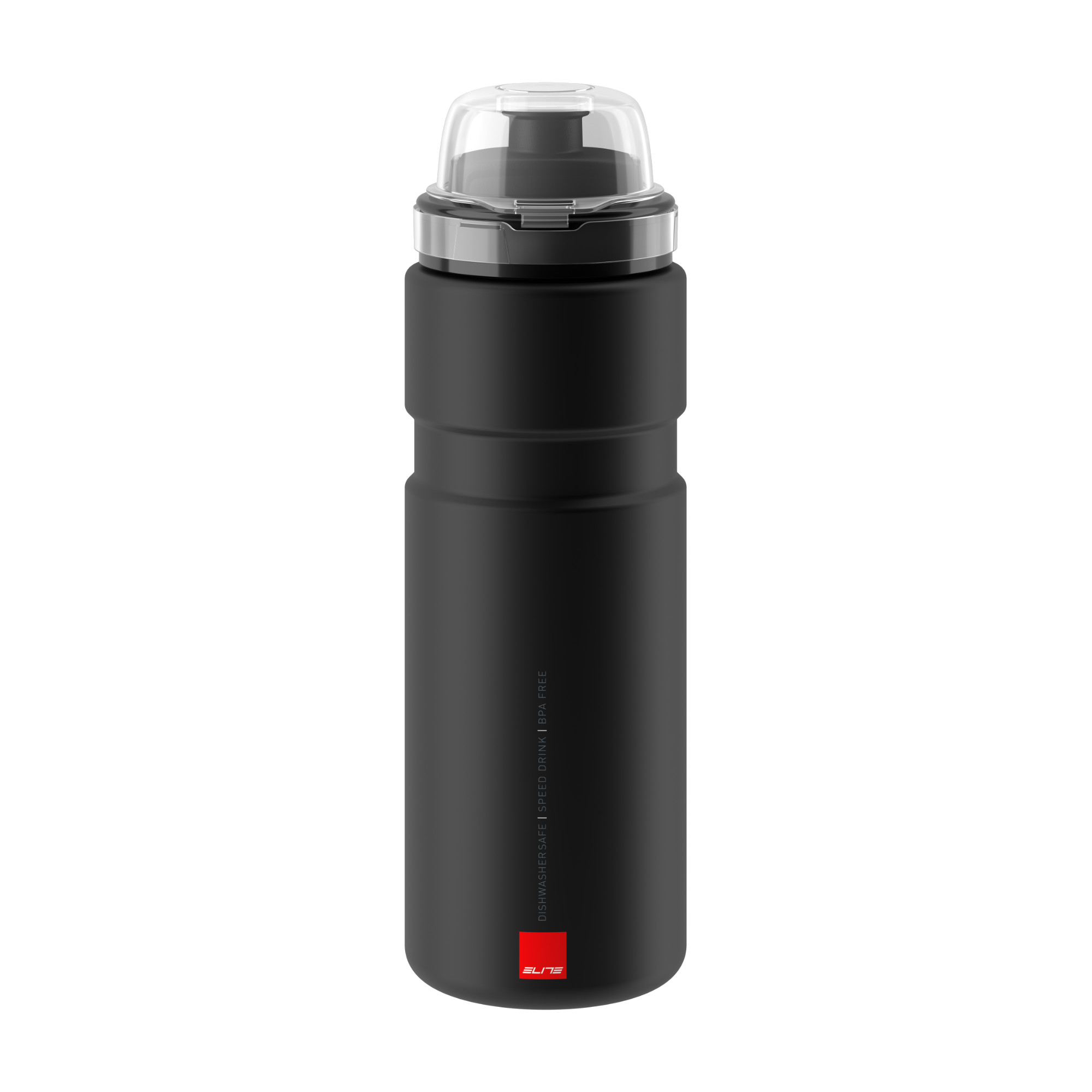 Elite Syssa 750 ml Edelstahl Fahrrad Trinkflasche schwarz