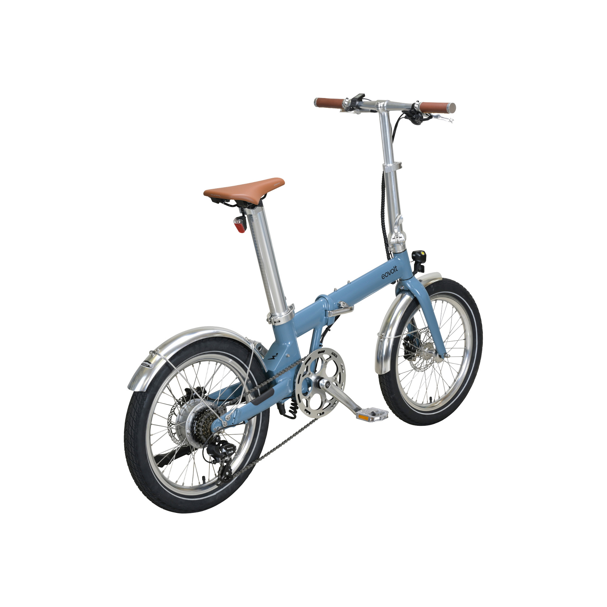 Eovolt Afternoon V2 E-Bike Faltrad 20" Vintage blau