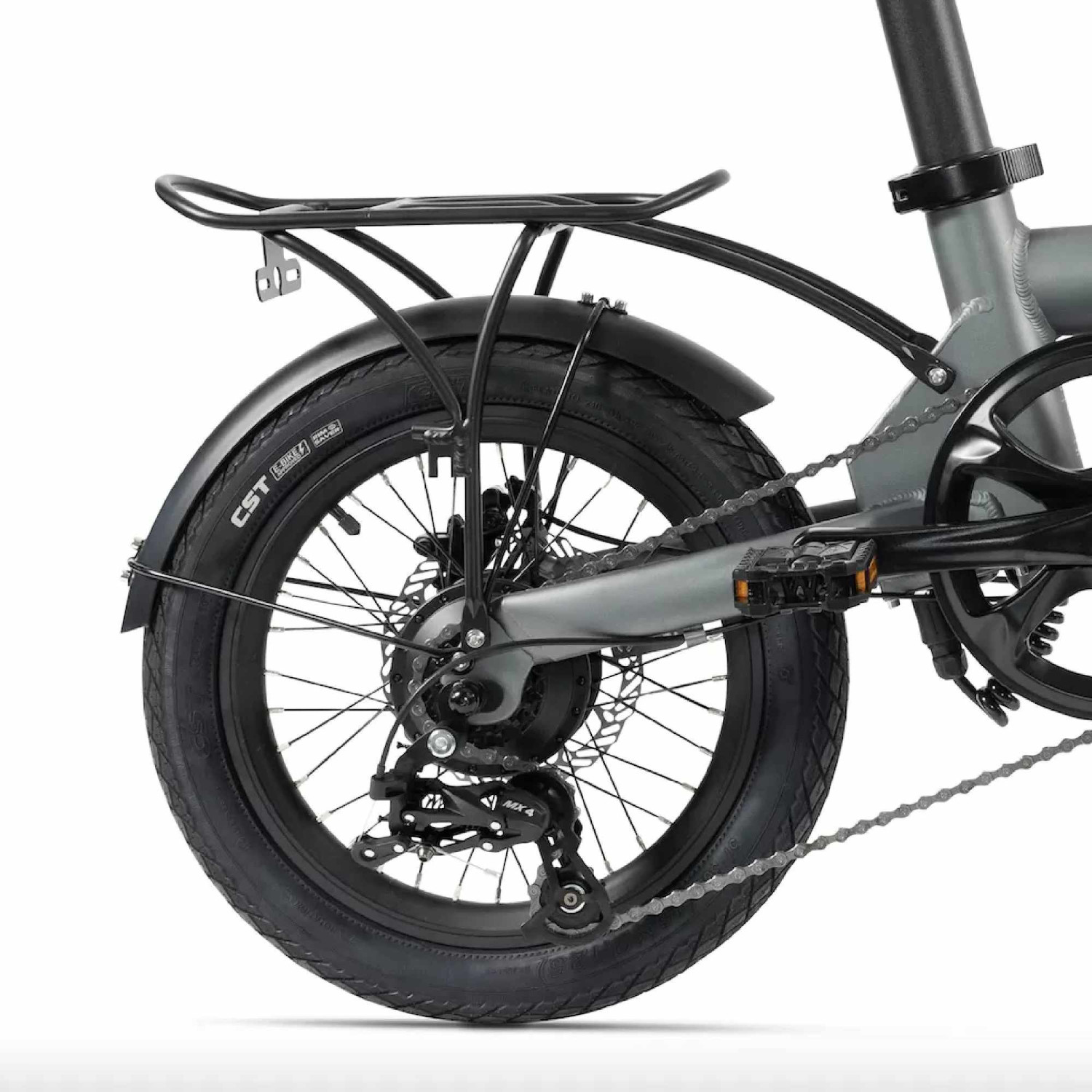 Eovolt AC02-2 16" Gepäckträger silber