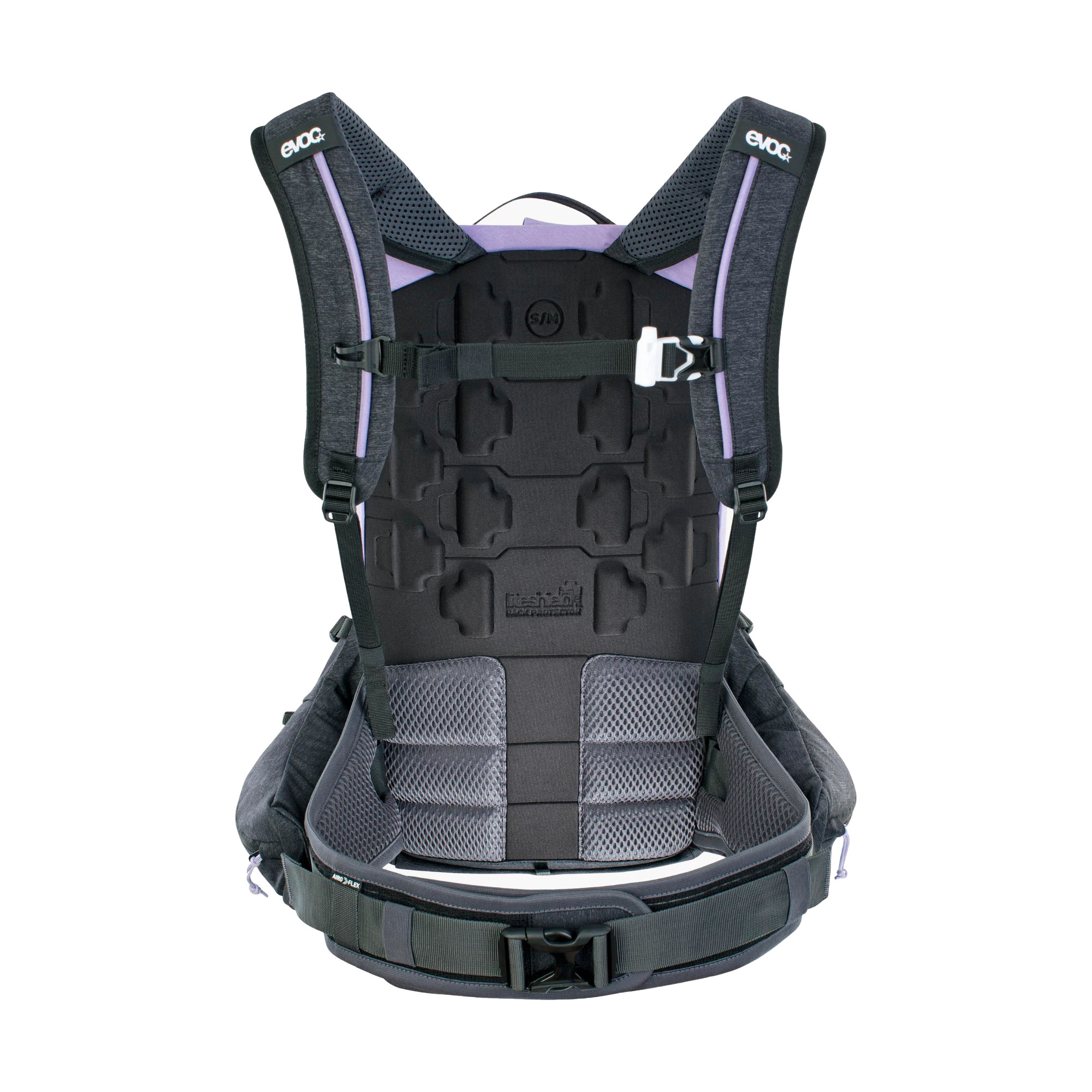 Evoc Trail Pro 16 Protektorrucksack schwarz-lila (L/XL)