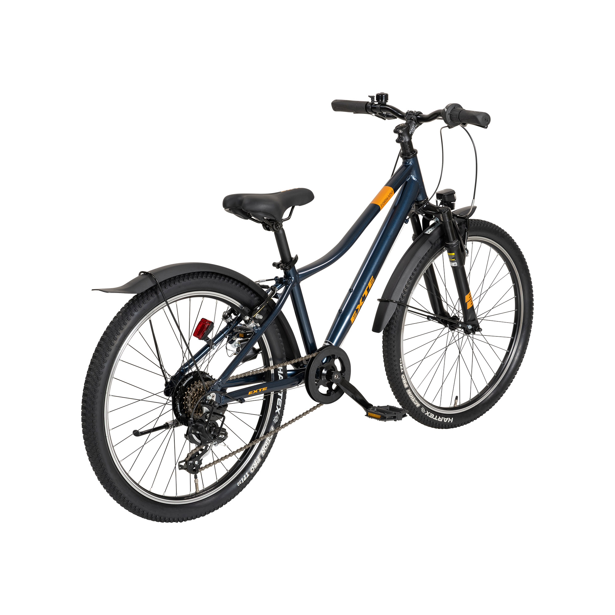 EXTE Tornado Jugendfahrrad ATB Trapez 24" blau