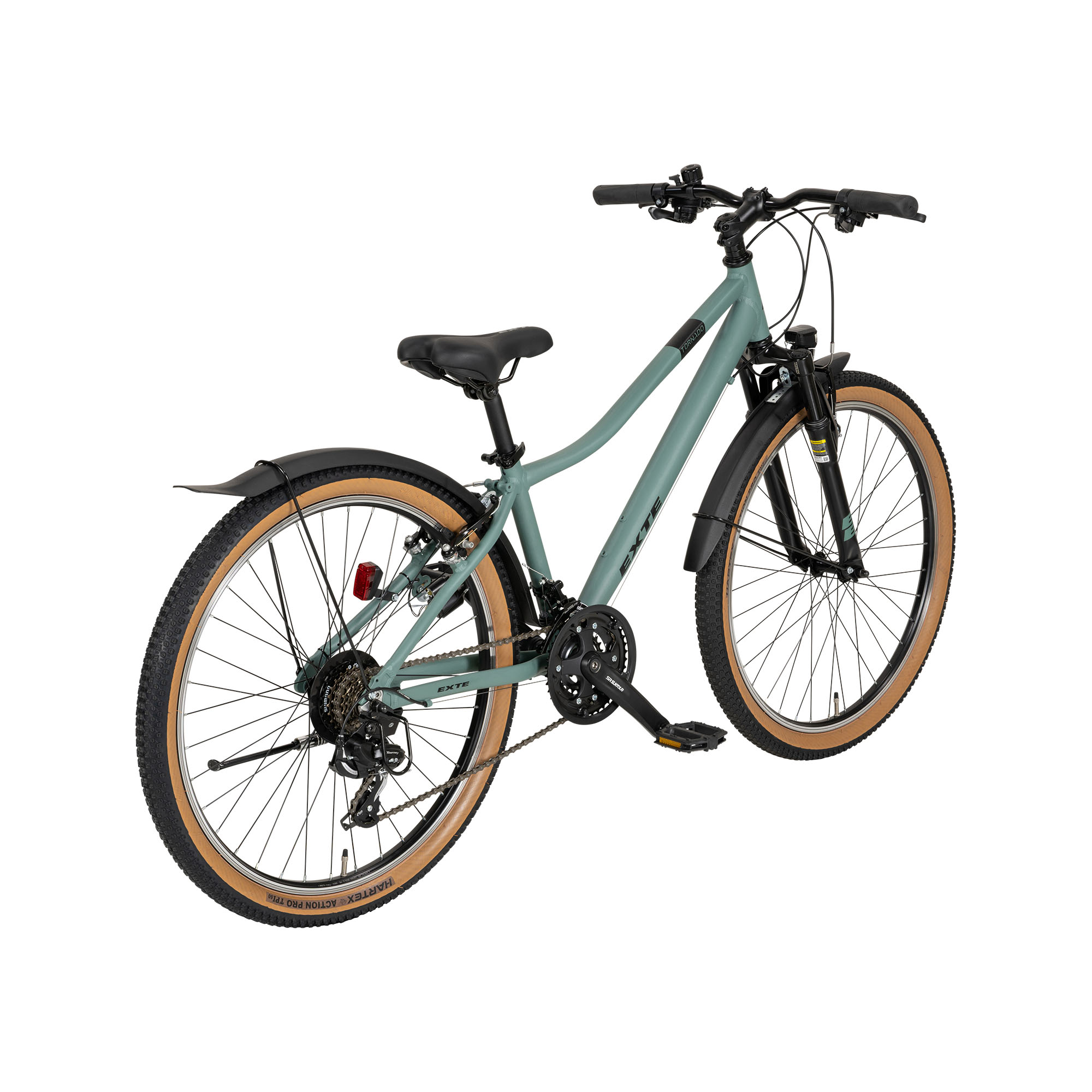 EXTE Tornado Jugendfahrrad ATB Trapez 26" grün