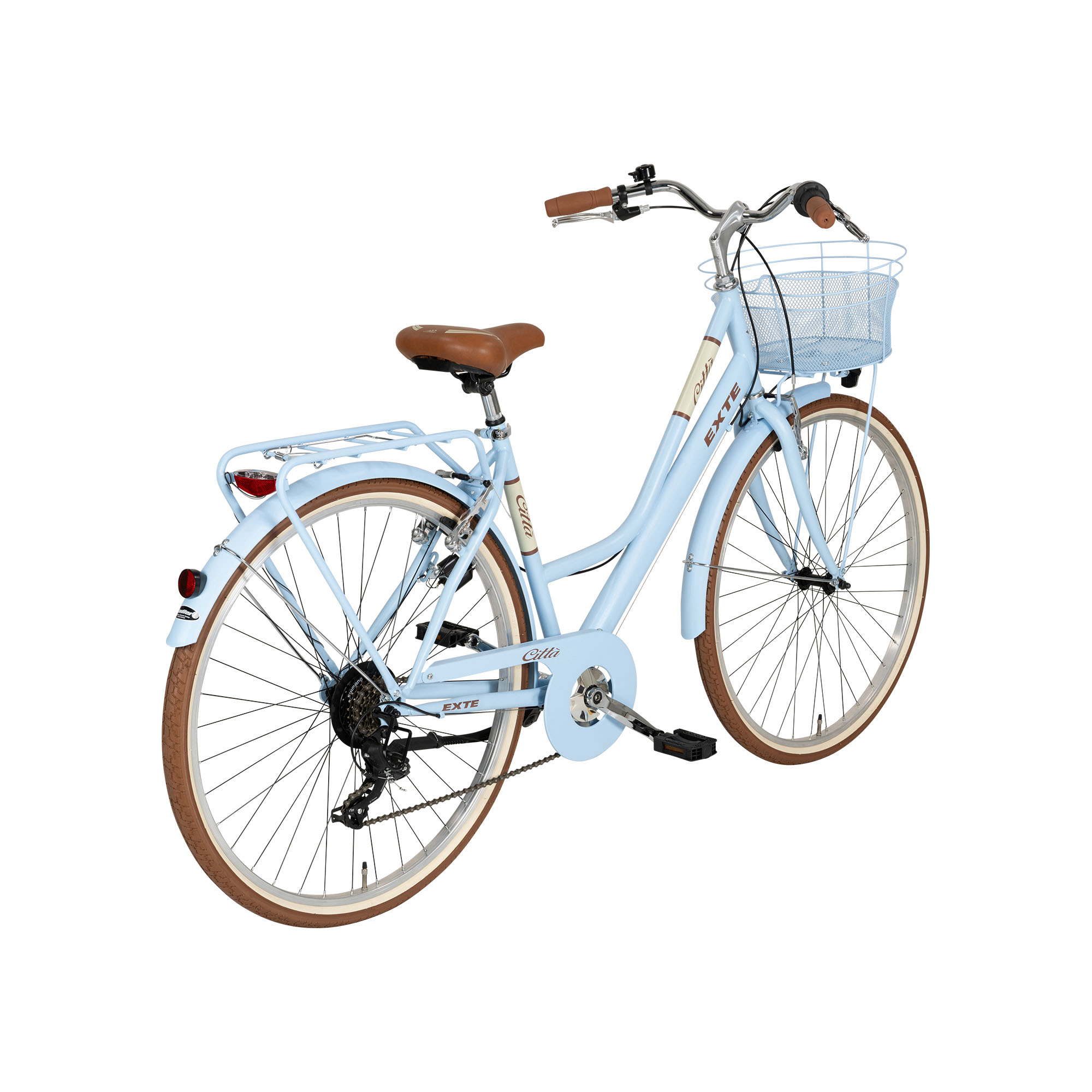 EXTE Citta Cityrad Tiefeinsteiger 28" blau