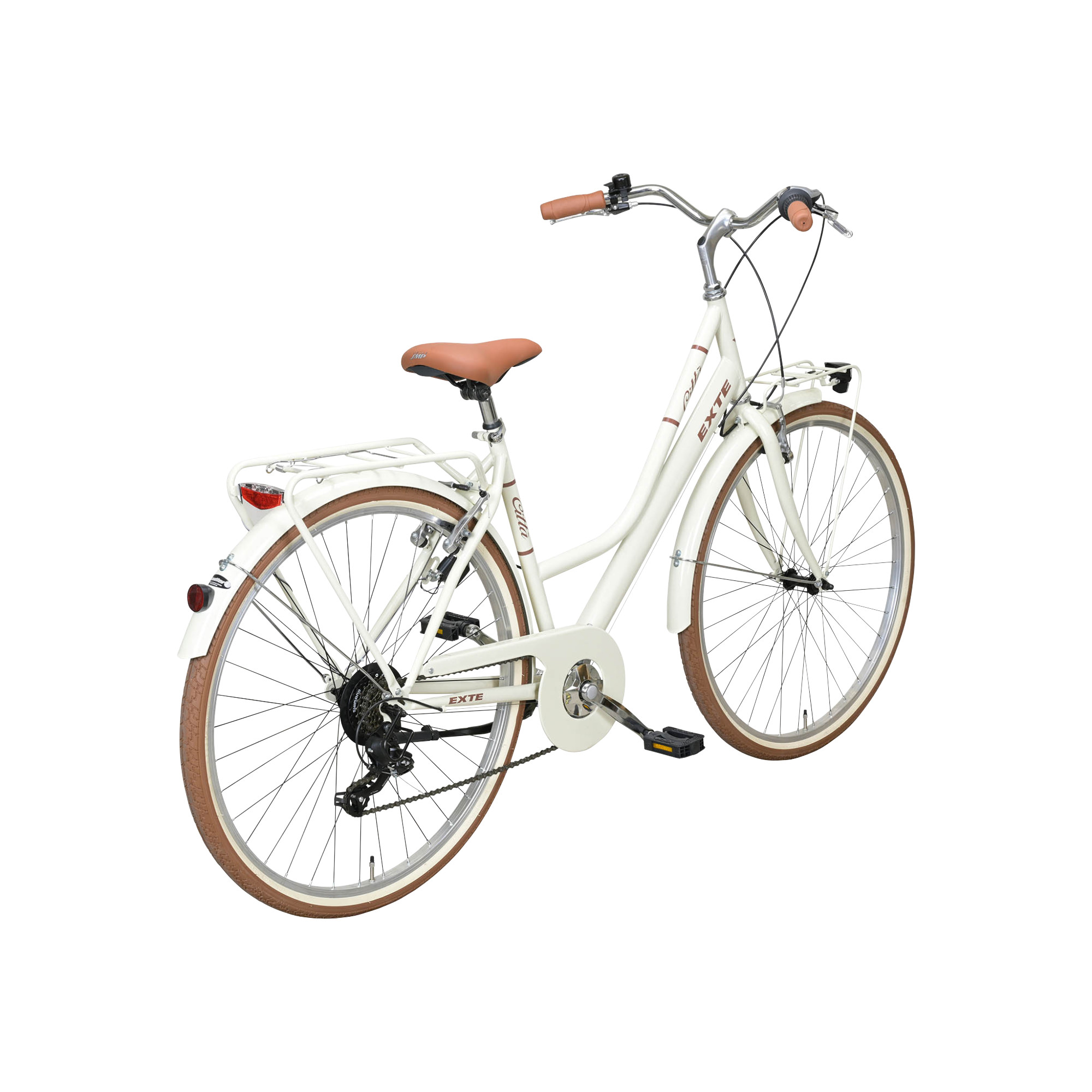 EXTE Citta City Bike Tiefeinsteiger 28" weiß