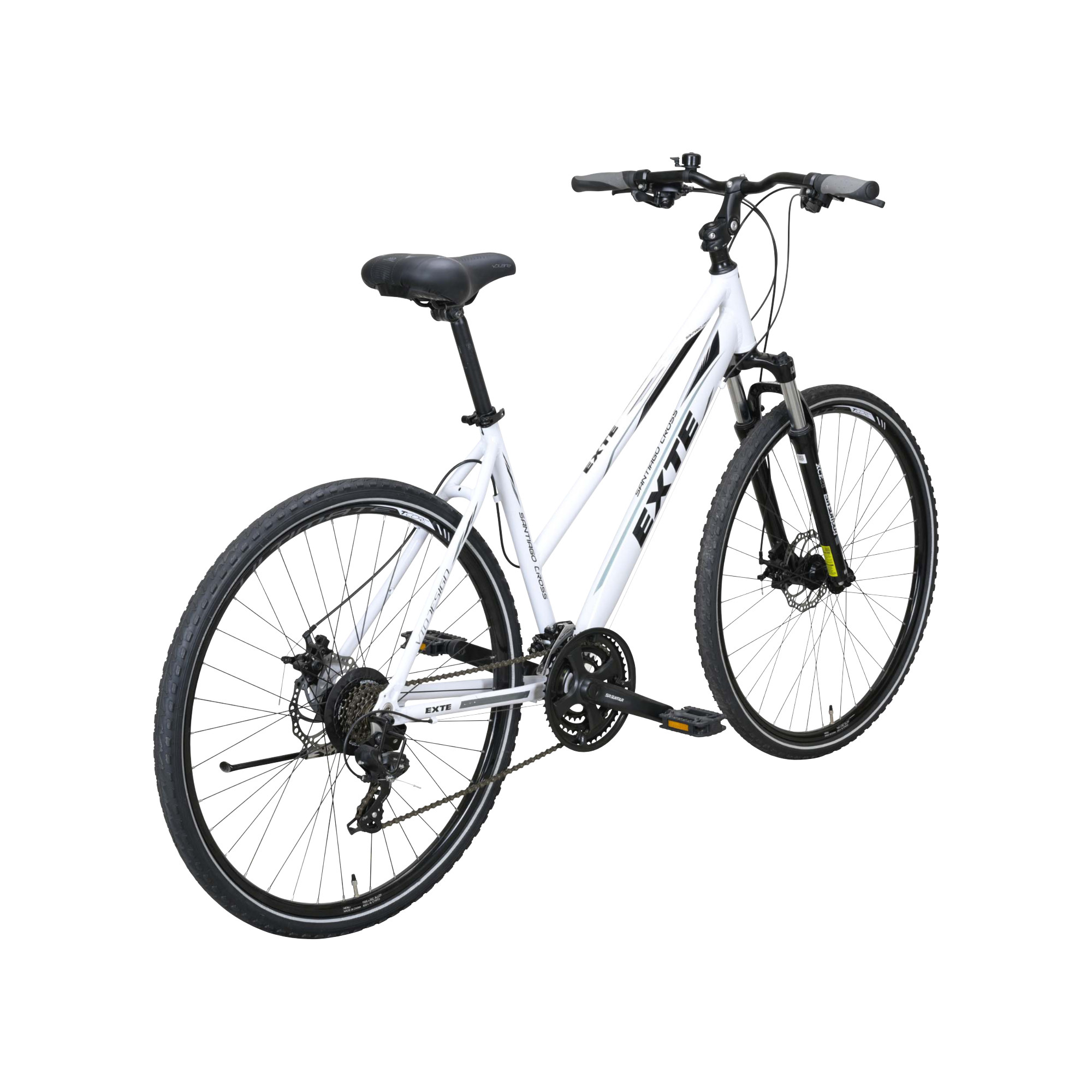 EXTE Santiago Cross Crossbike Trapez 28" weiß