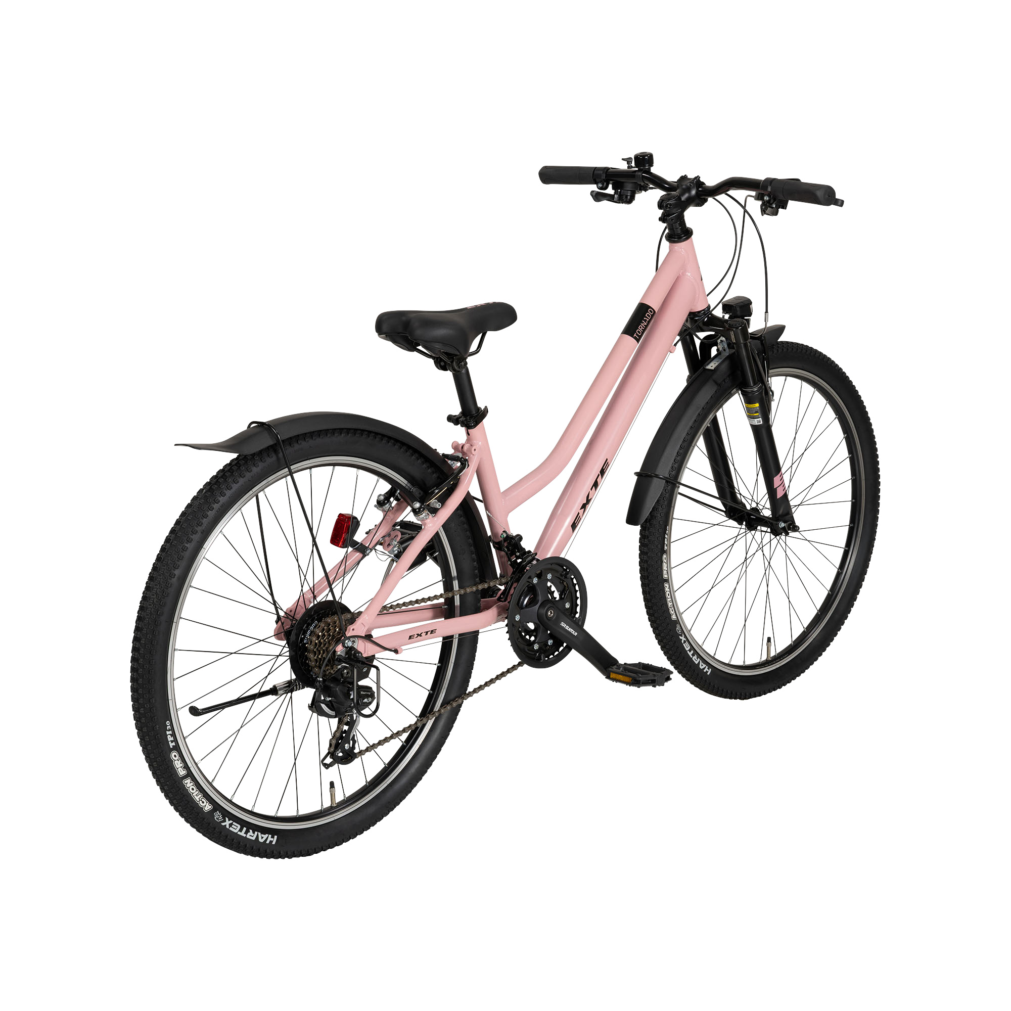 EXTE Tornado Jugendfahrrad ATB Tiefeinsteiger 26" rosa