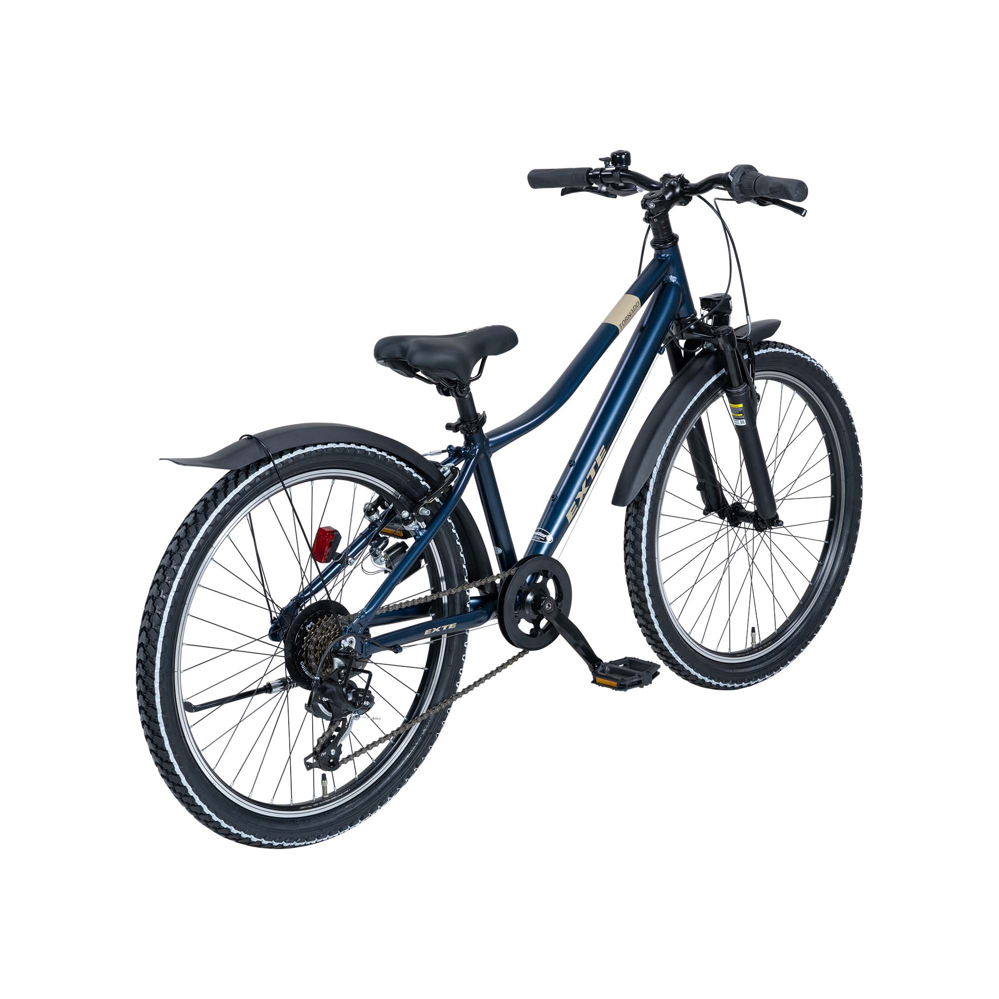 EXTE Tornado Jugendfahrrad 24" blau