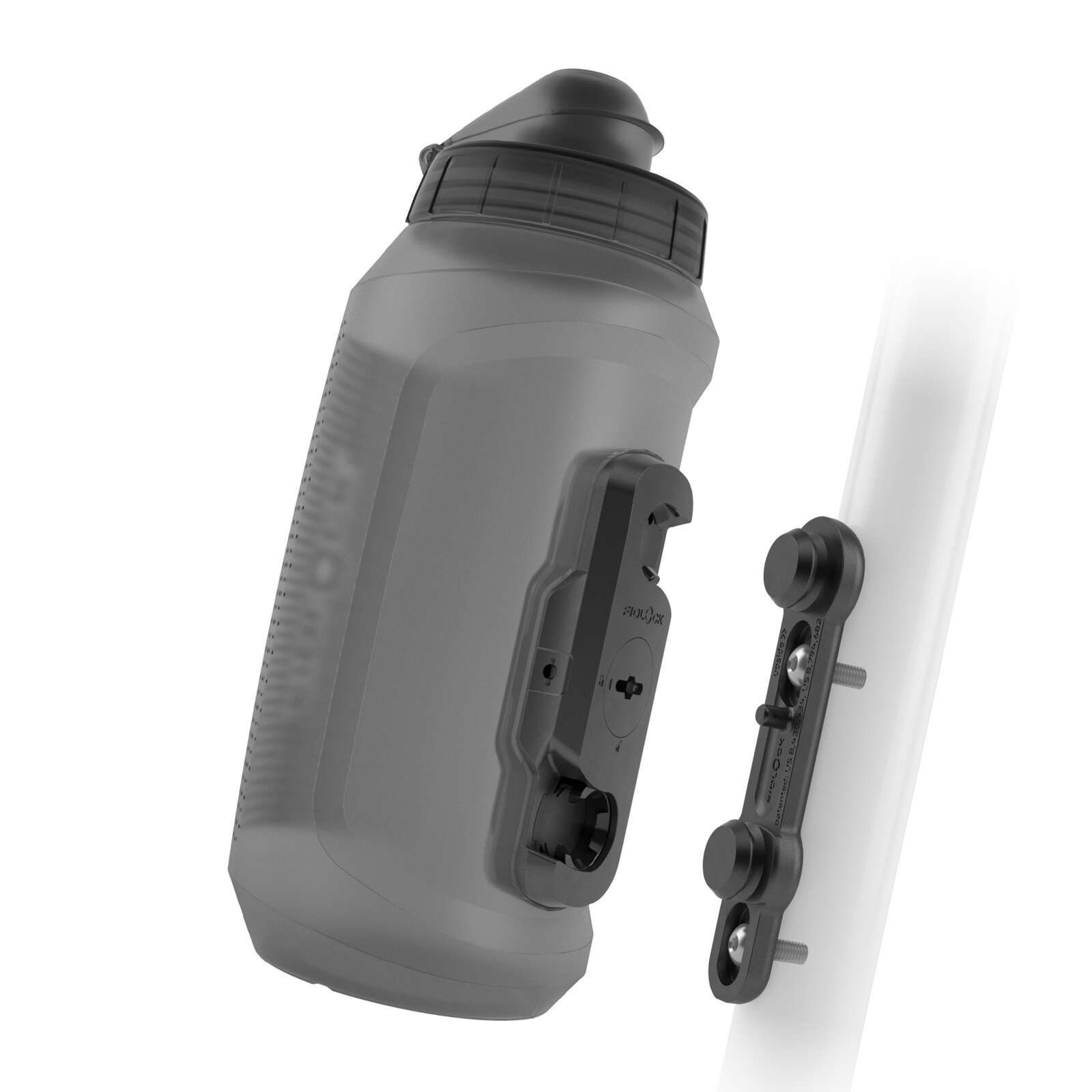 Fidlock Twist Bottle Compact Fahrrad Trinkflasche (750 ml) + Bike Base