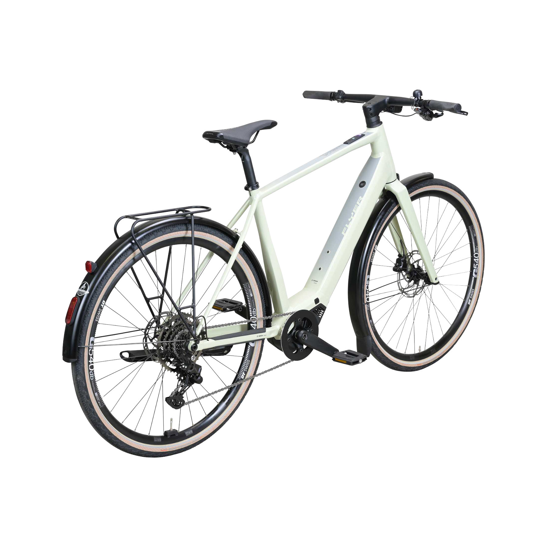 Flyer Upstreet SL 3.10 E-Bike City Bike Herren 28" grün