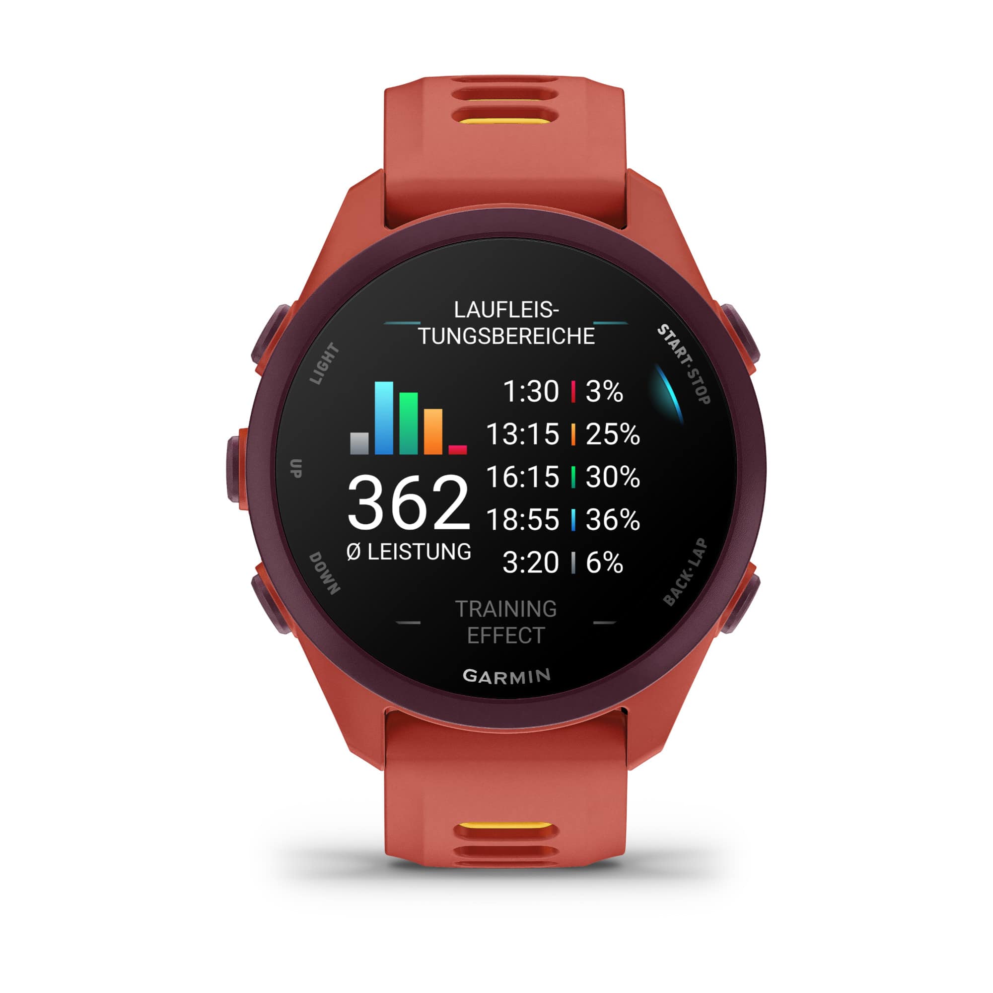 Garmin Forerunner 170 Music Smartwatch rot/gelb