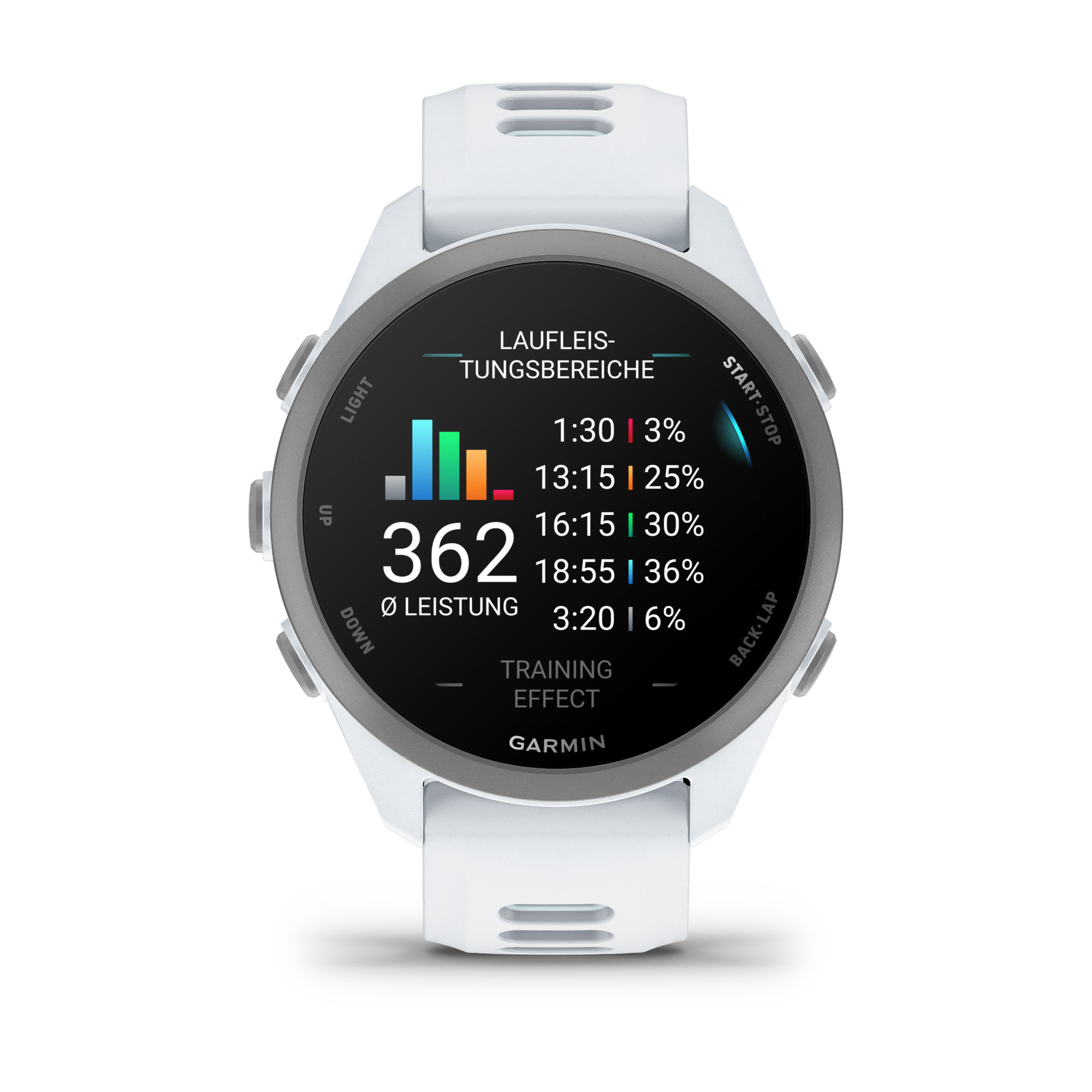 Garmin Forerunner 170 Music Smartwatch weiß/grau