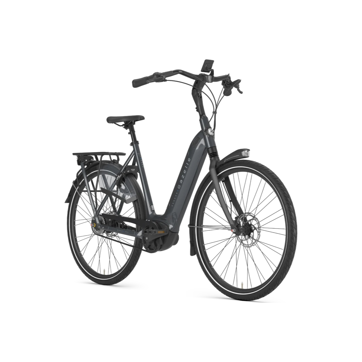 Gazelle Arroyo C5 HMB Elite Belt E-Bike City Bike Tiefeinsteiger 28" grau