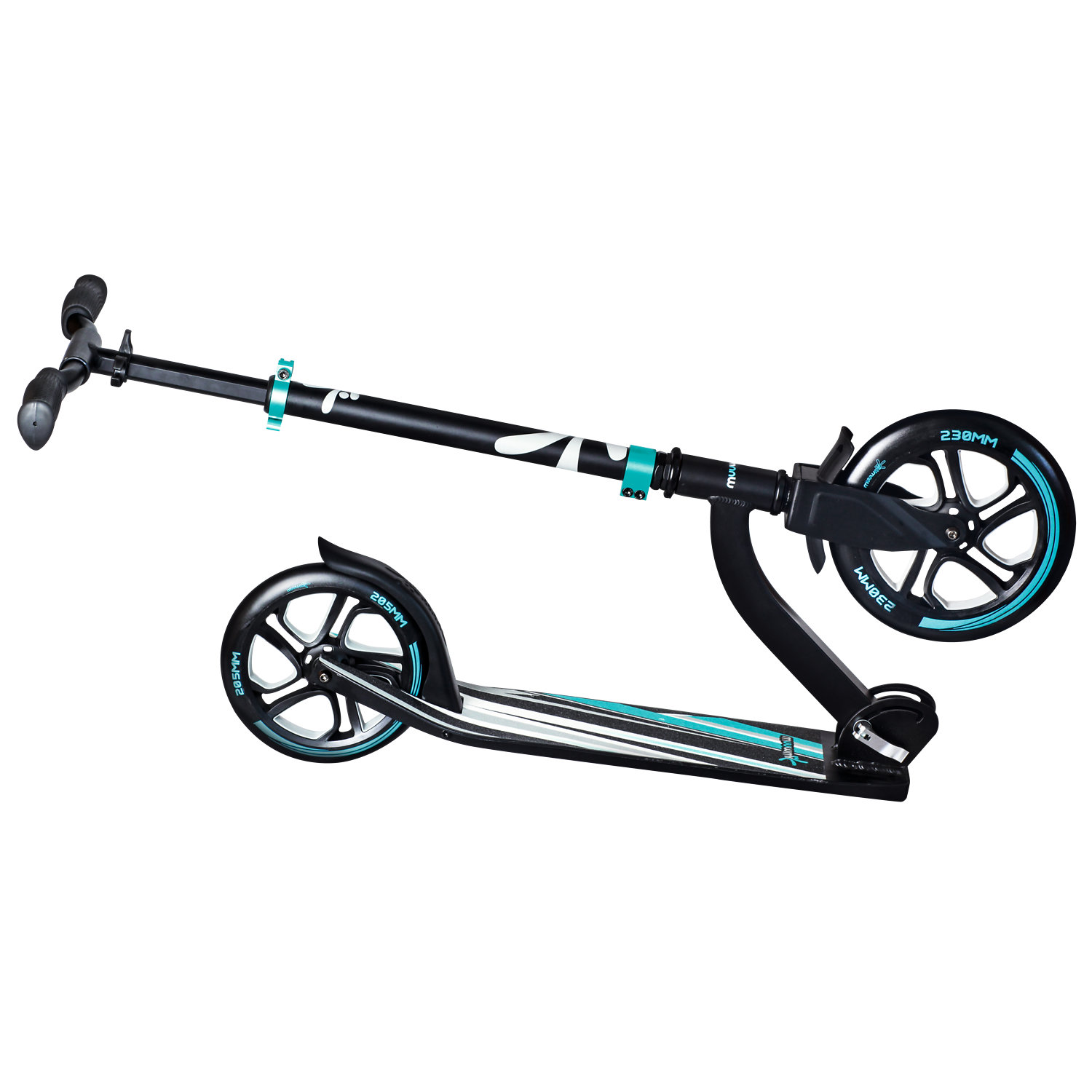 Globber Muuwmi 230 205 mm Scooter schwarz türkis