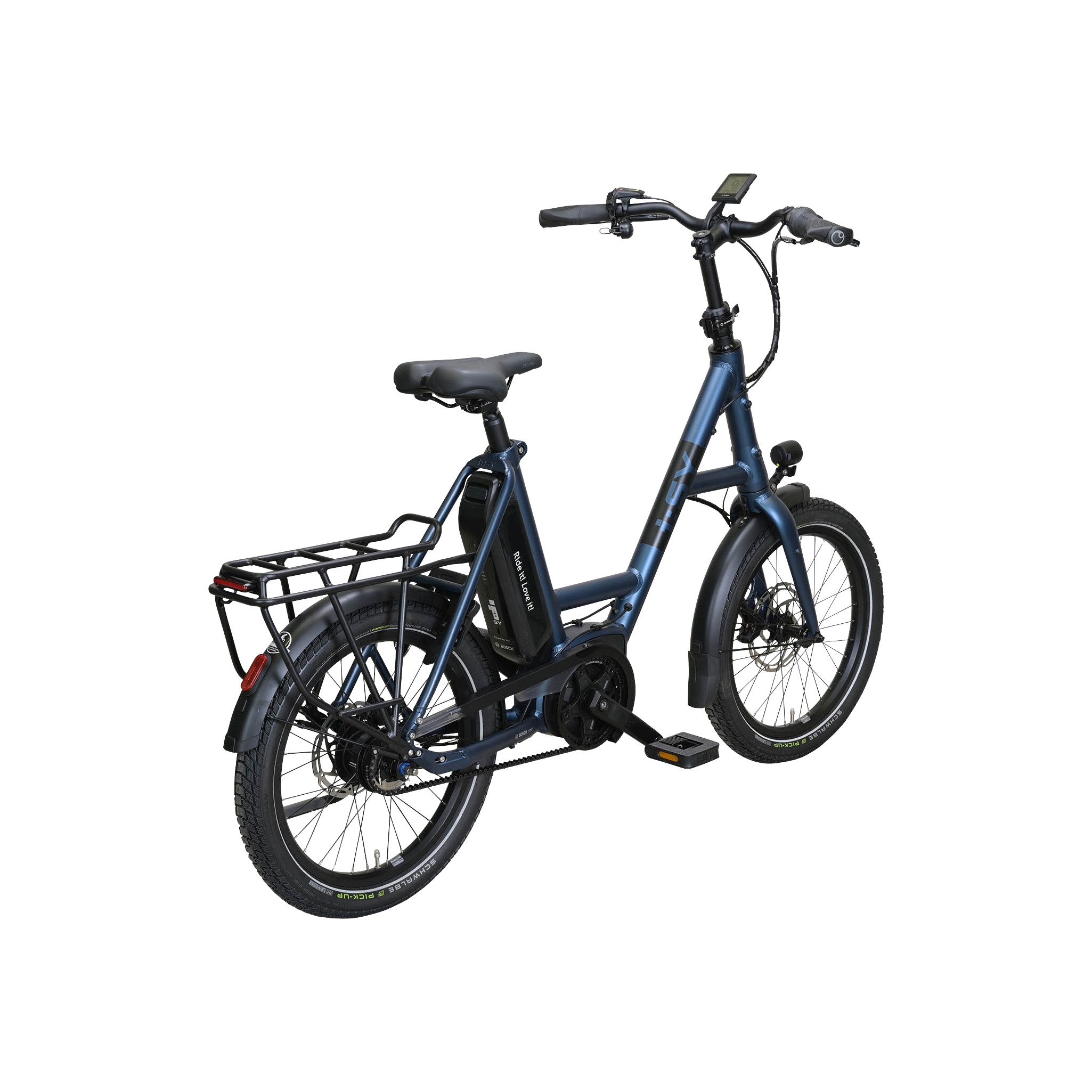 i:SY E5 ZR F E-Bike Kompaktrad 20" blau
