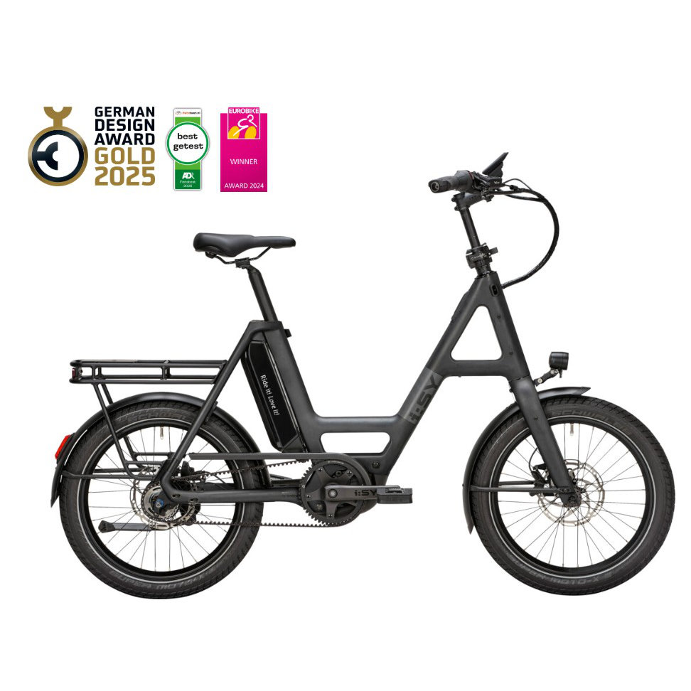 i:SY Skyfly E5 ZR F CX 545 E-Bike Kompaktrad 20" schwarz