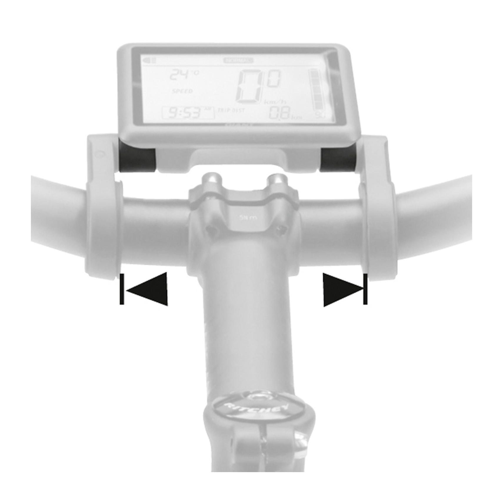 KLICKfix Display Spacer für Lenkeradapter (Yamaha/Giant)