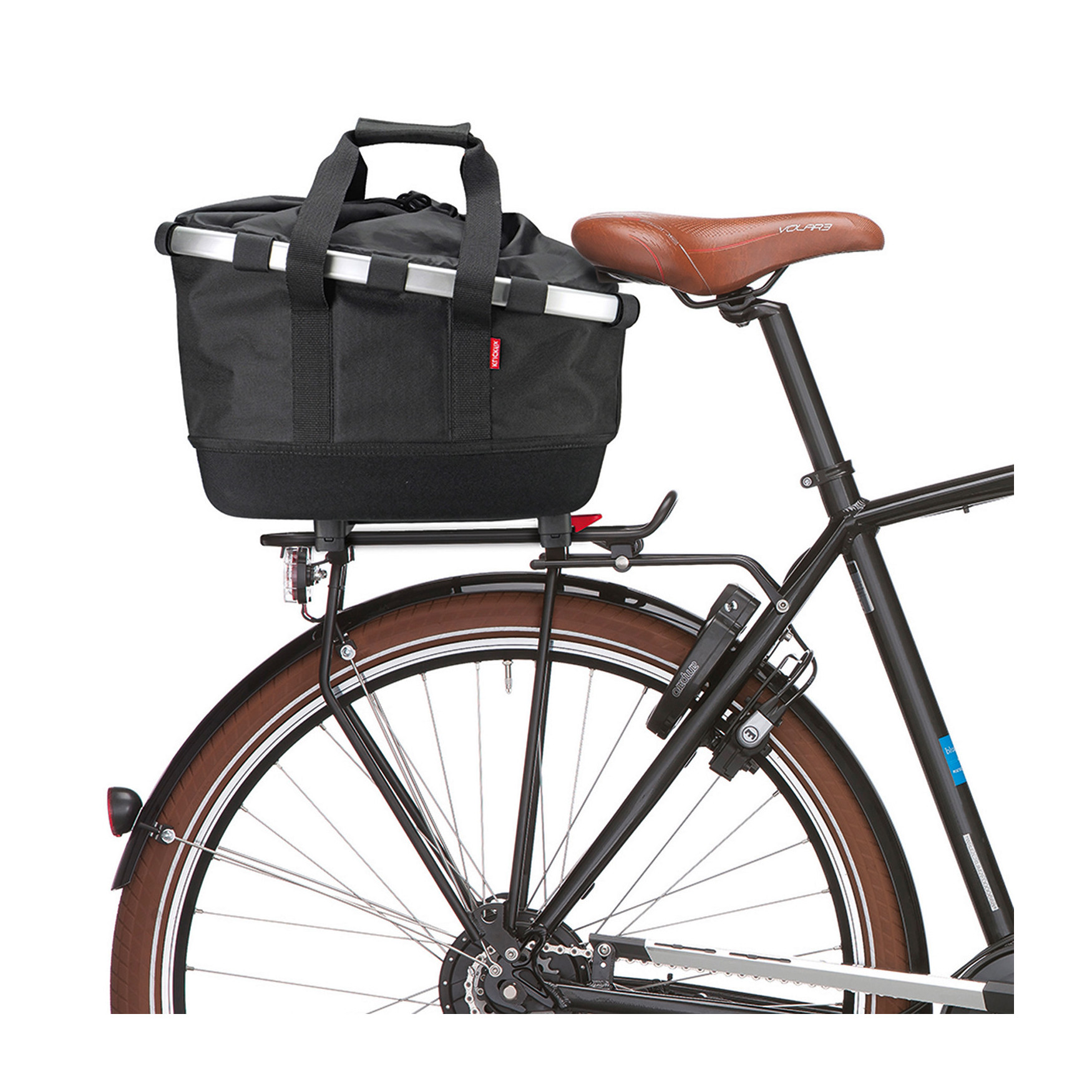 reisenthel Bikebasket GT Fahrradkorb mit Racktime Vario Adapter
