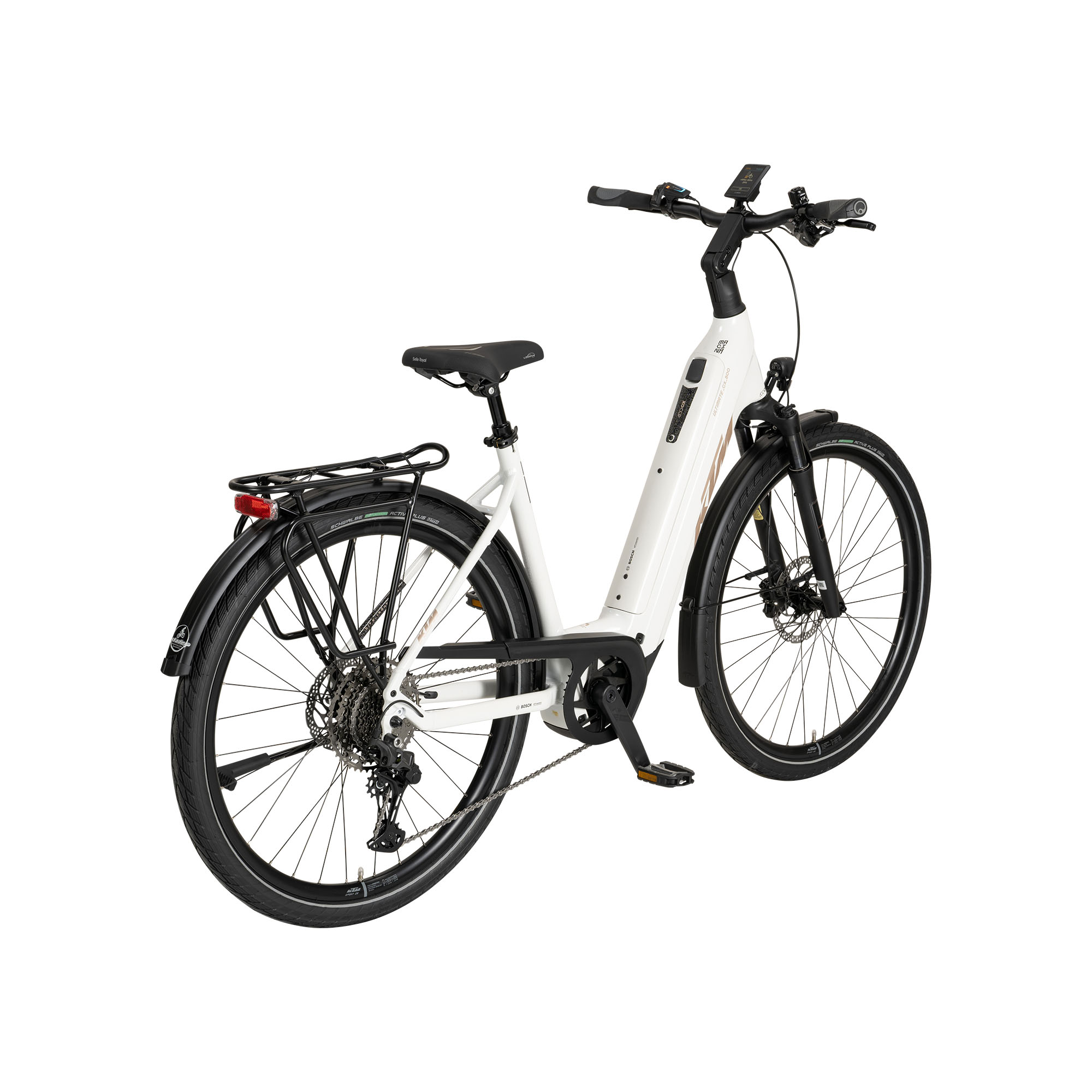 KTM Macina Ultimate CX 800 E-Bike Trekkingrad Tiefeinsteiger 28" weiß