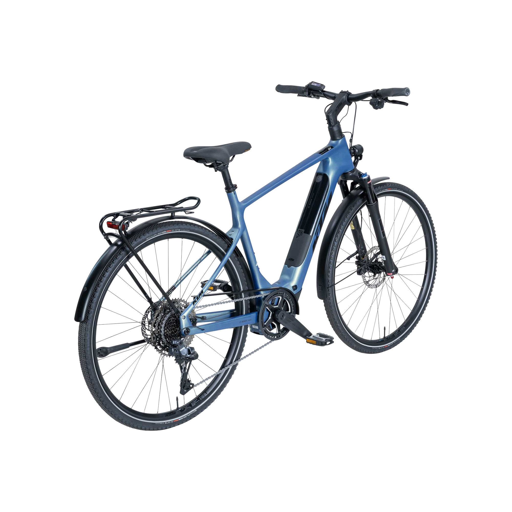 KTM Macina Sport SX Elite Di2 E-Bike Trekkingrad Herren 28" blau