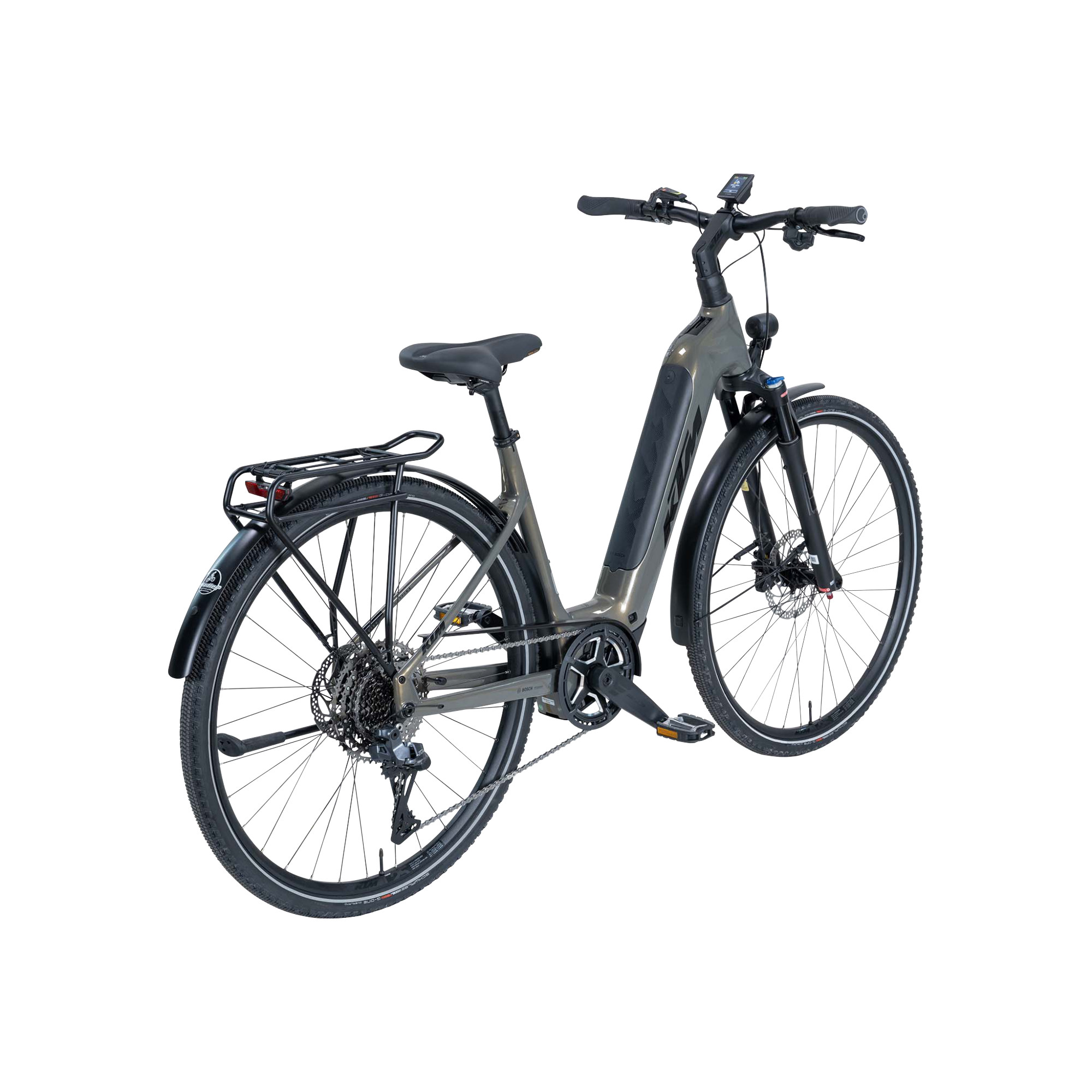 KTM Power Sport SX Plus Di2 E-Bike Trekkingrad Tiefeinsteiger 28" bronze