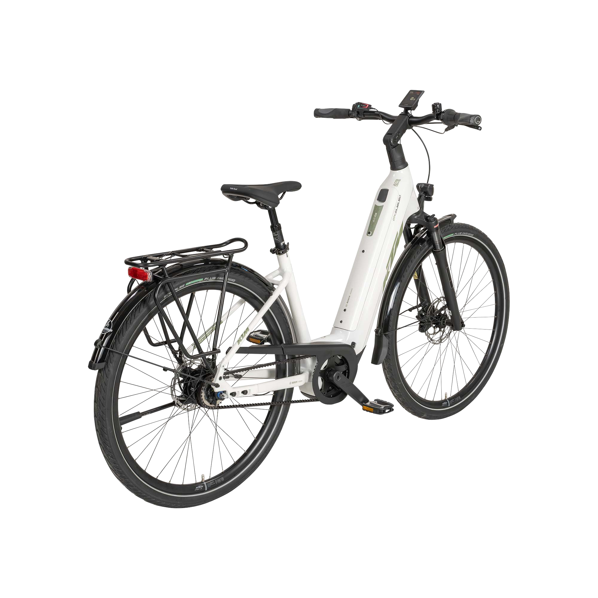 KTM Macina City 800 Belt E-Bike City Bike 28" weiß