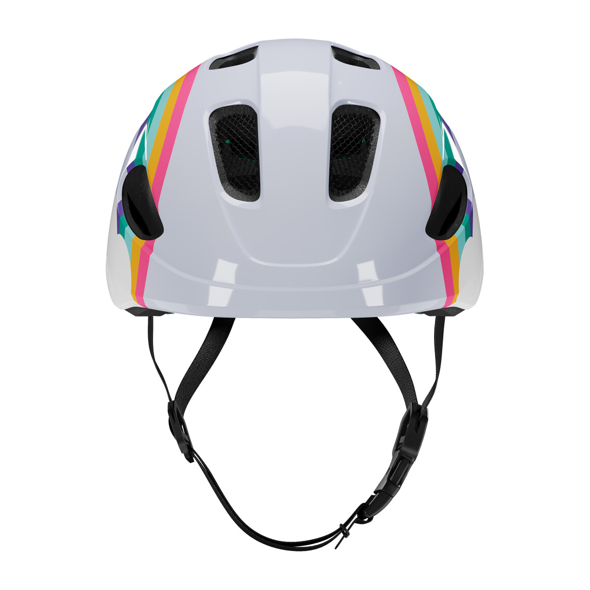 Lazer Pnut 2.0 KinetiCore Fahrradhelm Kinder Rainbow