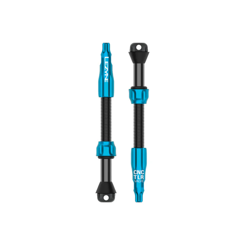 Lezyne CNC TLR Pro Tubeless Ventil blau (2 Stk.)