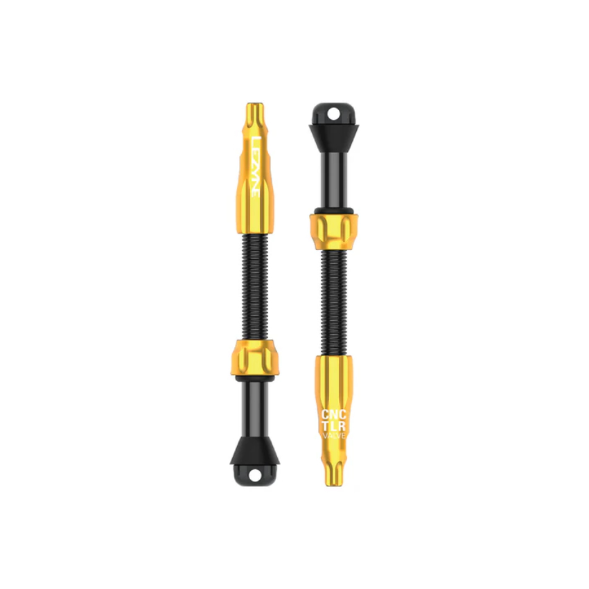 Lezyne CNC TLR Pro Tubeless Ventil gold (2 Stk.)