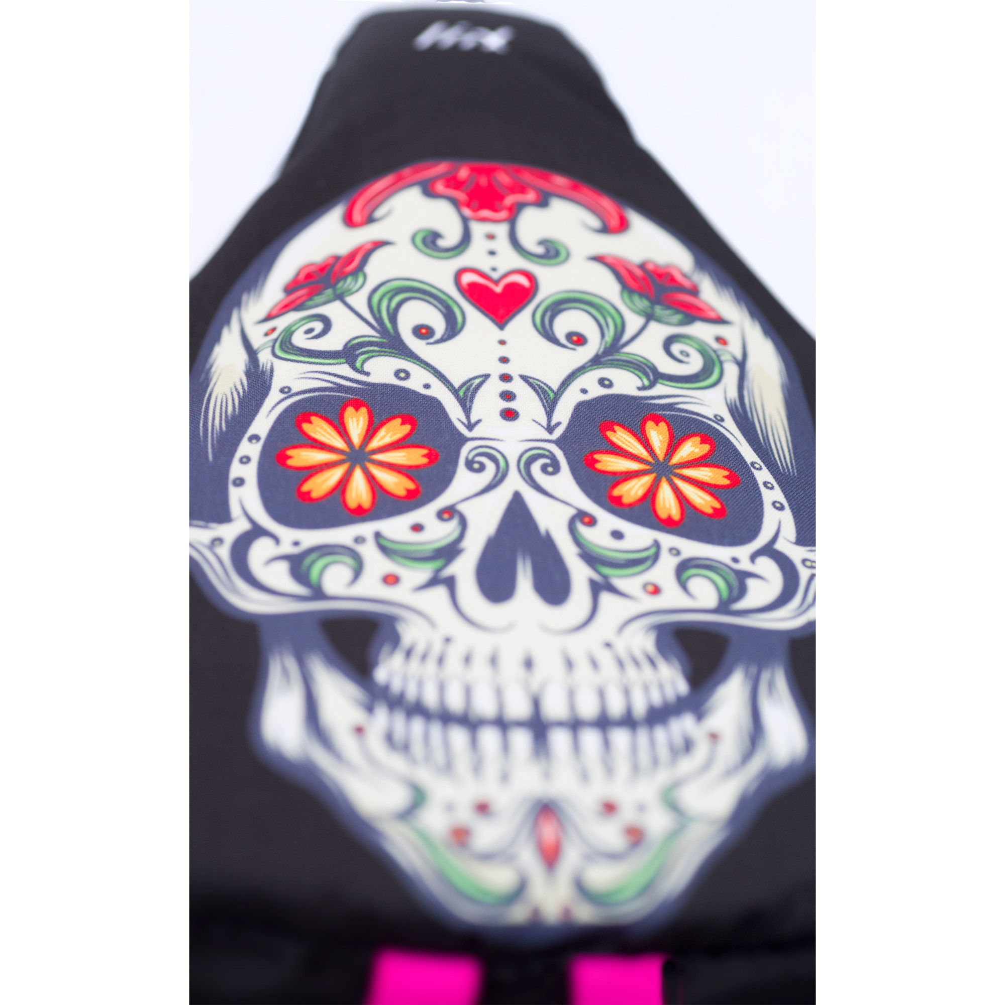 Liix Saddle Cover Sattelbezug Fahrrad Sugar Skull