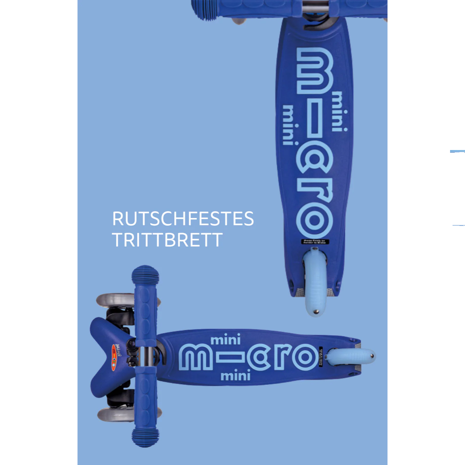 Micro Mini Micro Deluxe Kinderroller blau