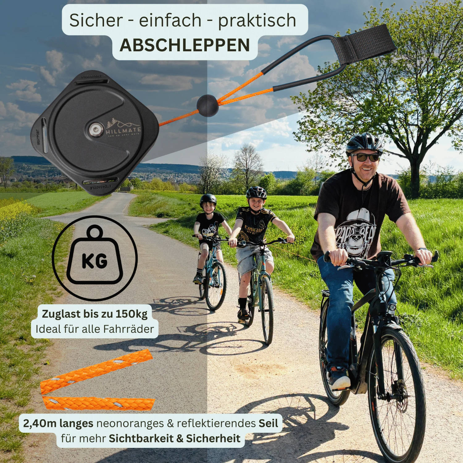 mySTOPY HillMate Abschleppseil