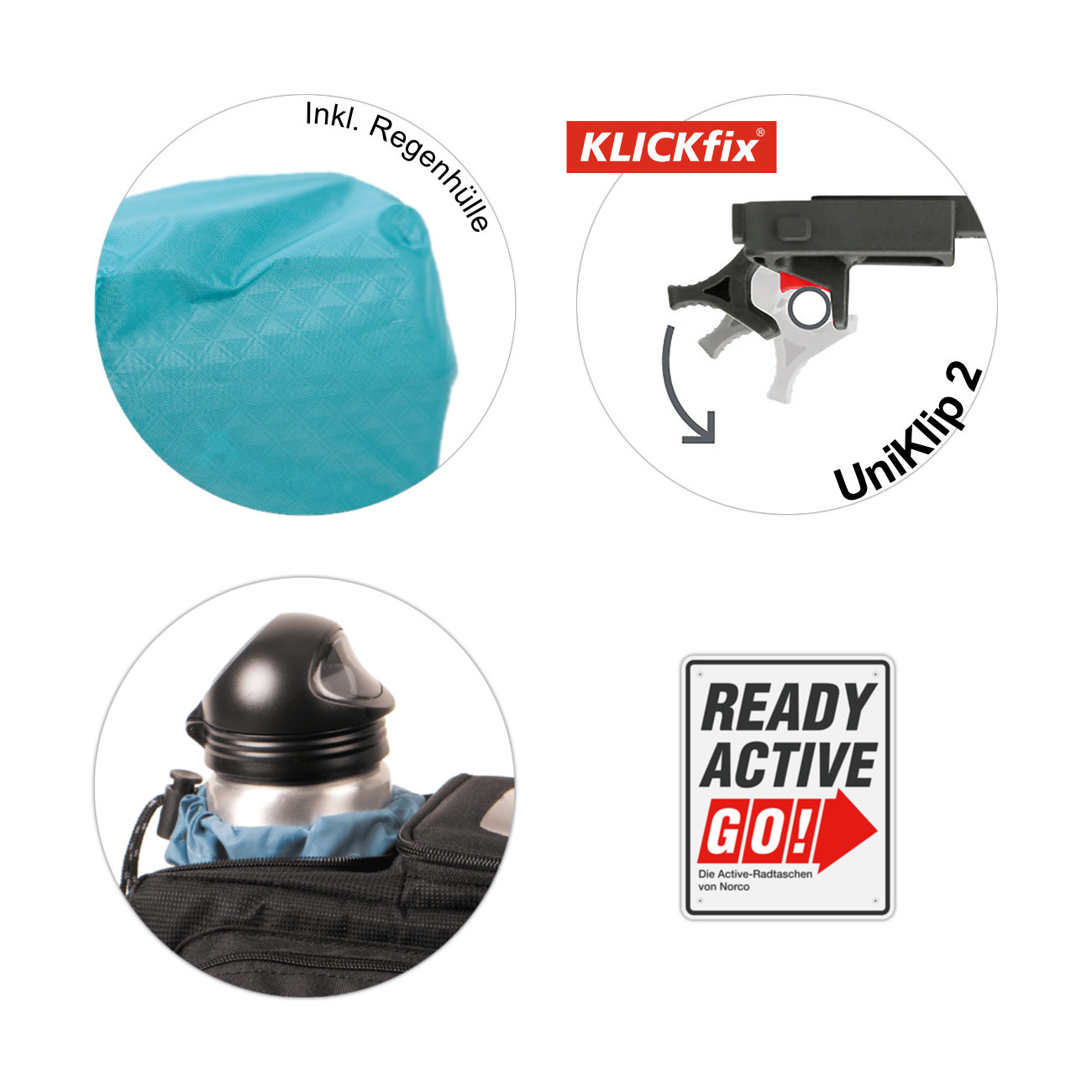 Norco Ohio Uniklip 2 Gepäckträgertasche