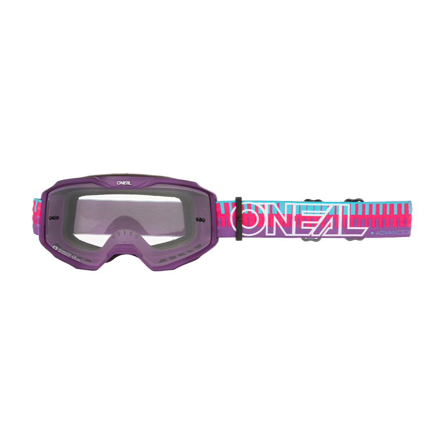 ONeal B-10 Striped Goggle lila