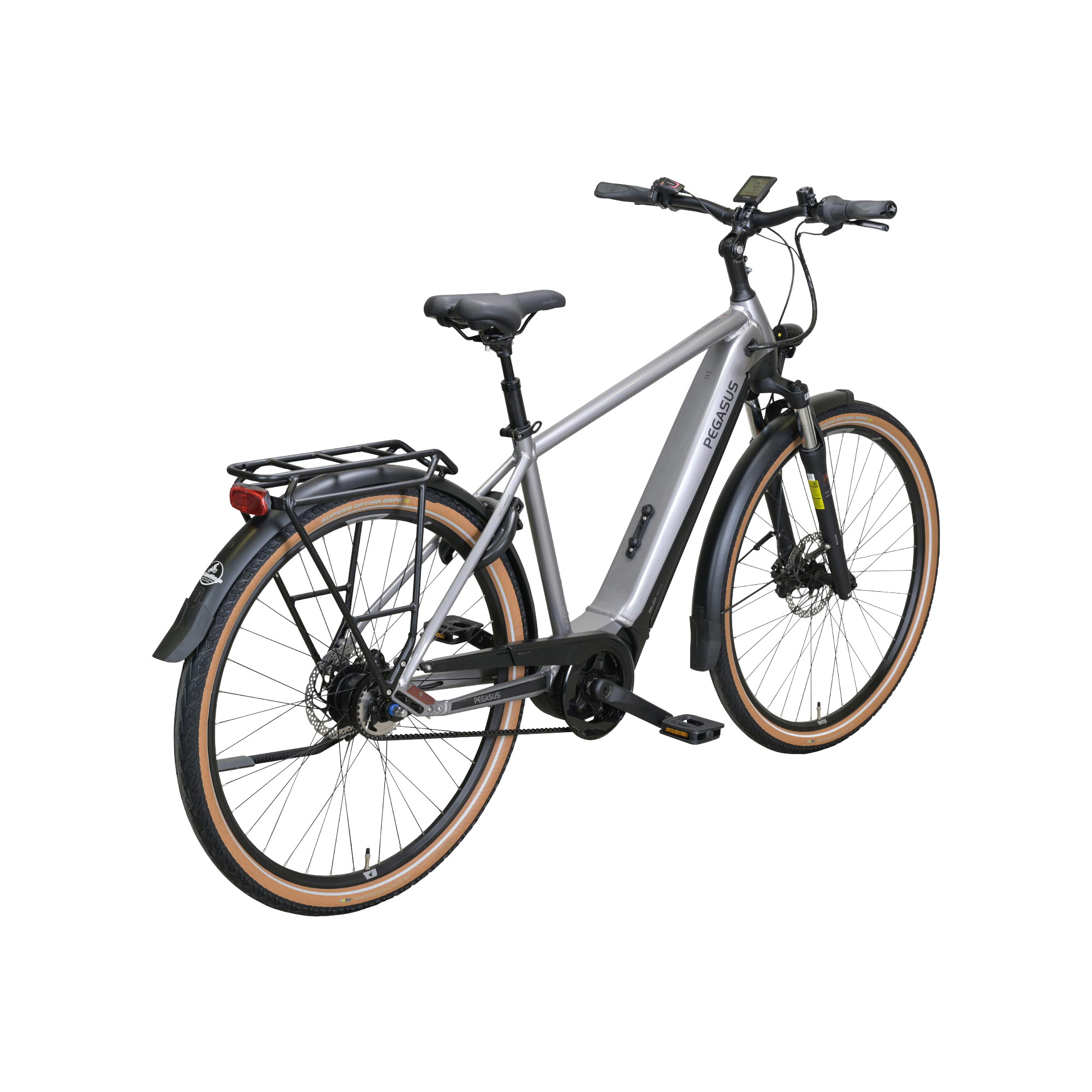 Pegasus Premio EVO 5F Belt E-Bike City Bike Herren 28" silber