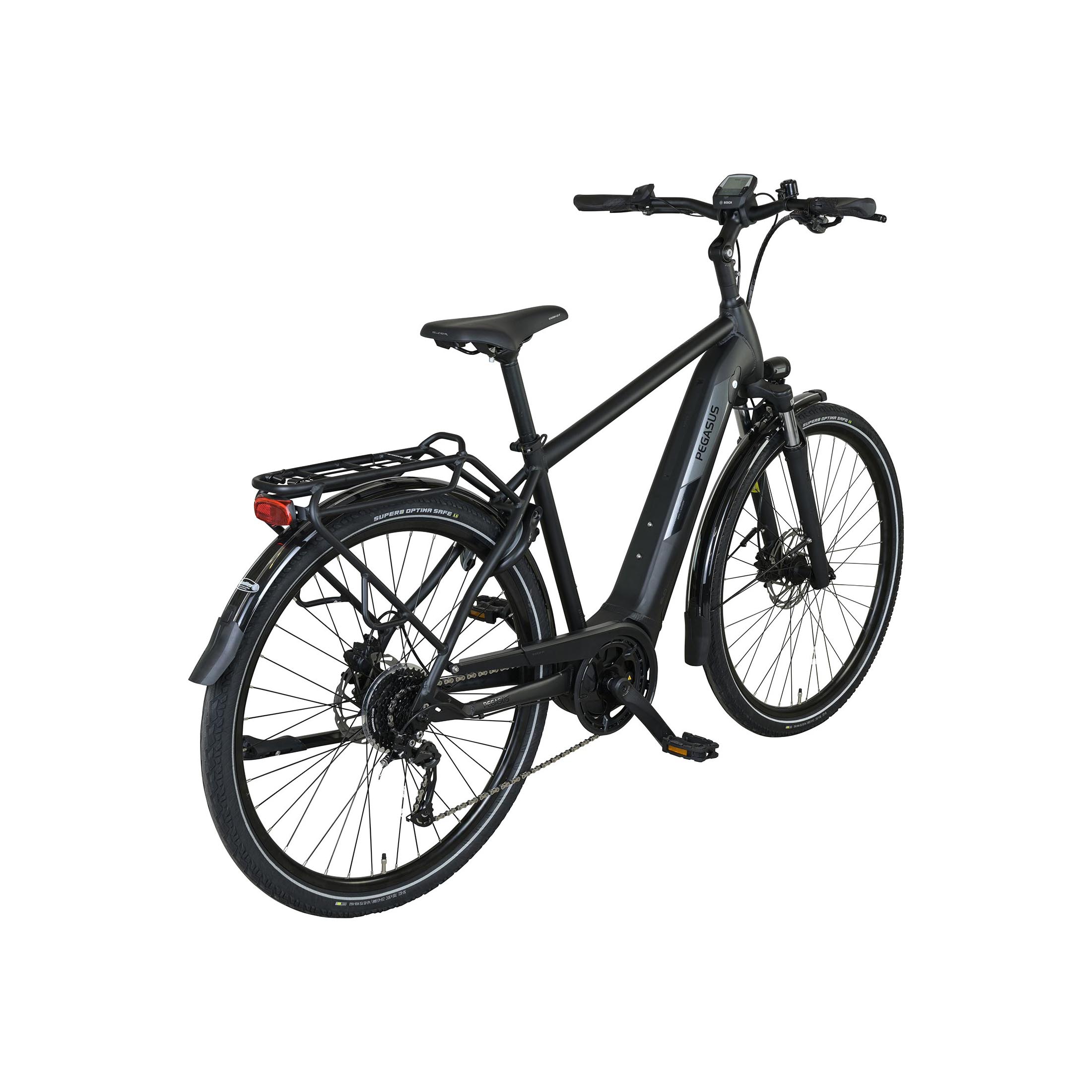 Pegasus Solero EVO 9 E-Bike Trekkingrad 28" Herren schwarz
