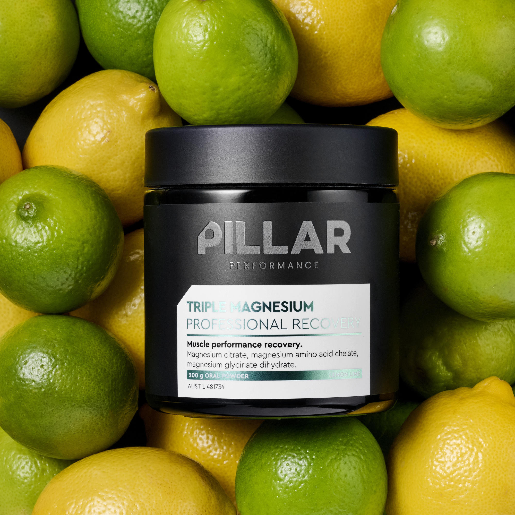 Pillar Performance Triple Magnesium Pulver Dose (200 g)