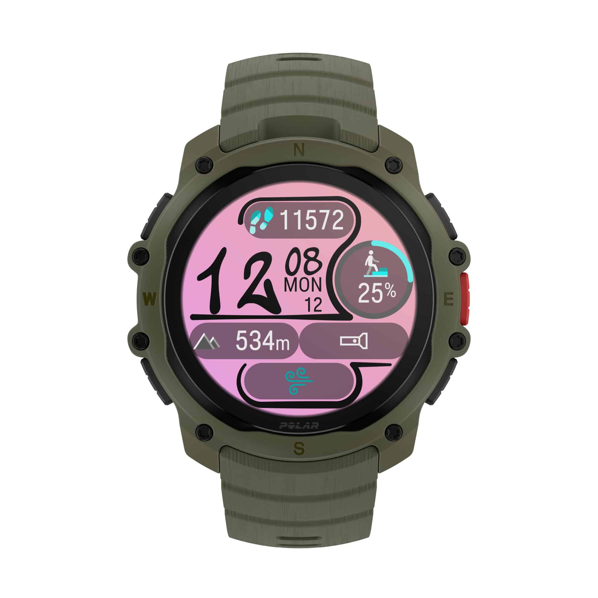 Polar Street X Sport Smartwatch grün