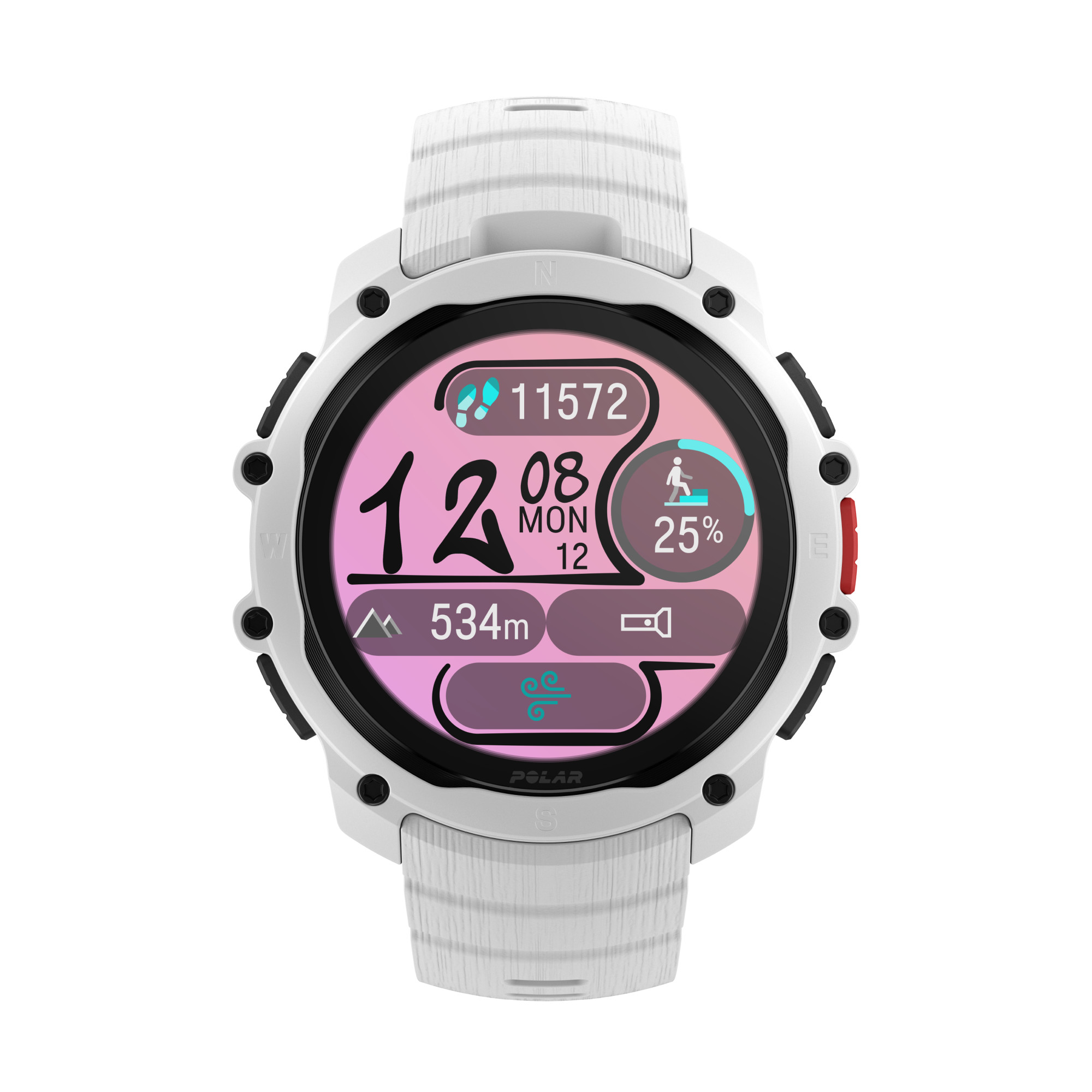 Polar Street X Sport Smartwatch weiß