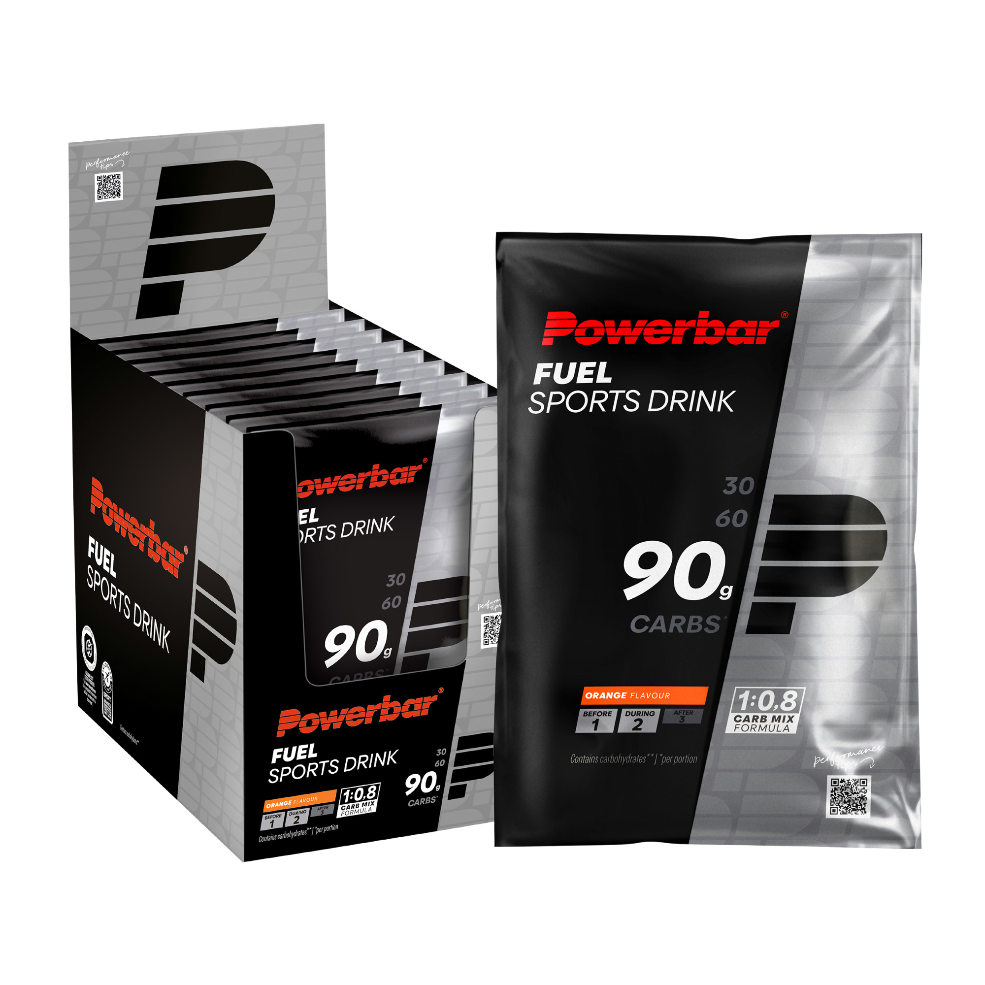 Powerbar Black Line Fuel 90 Sports Drink Sportgetränkepulver Box (10x94 g)