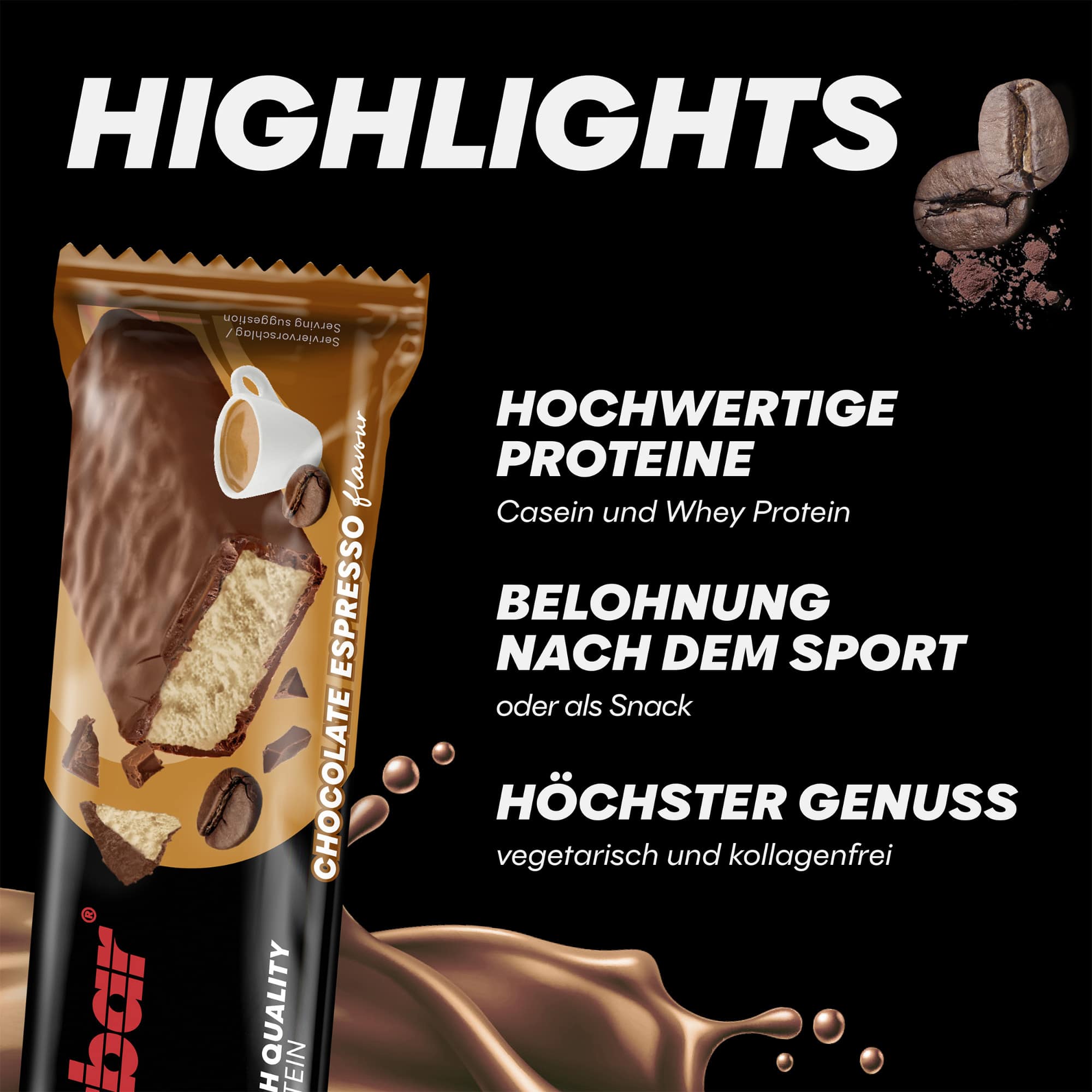 Powerbar Protein Plus Low in Sugars Eiweißriegel (35 g)