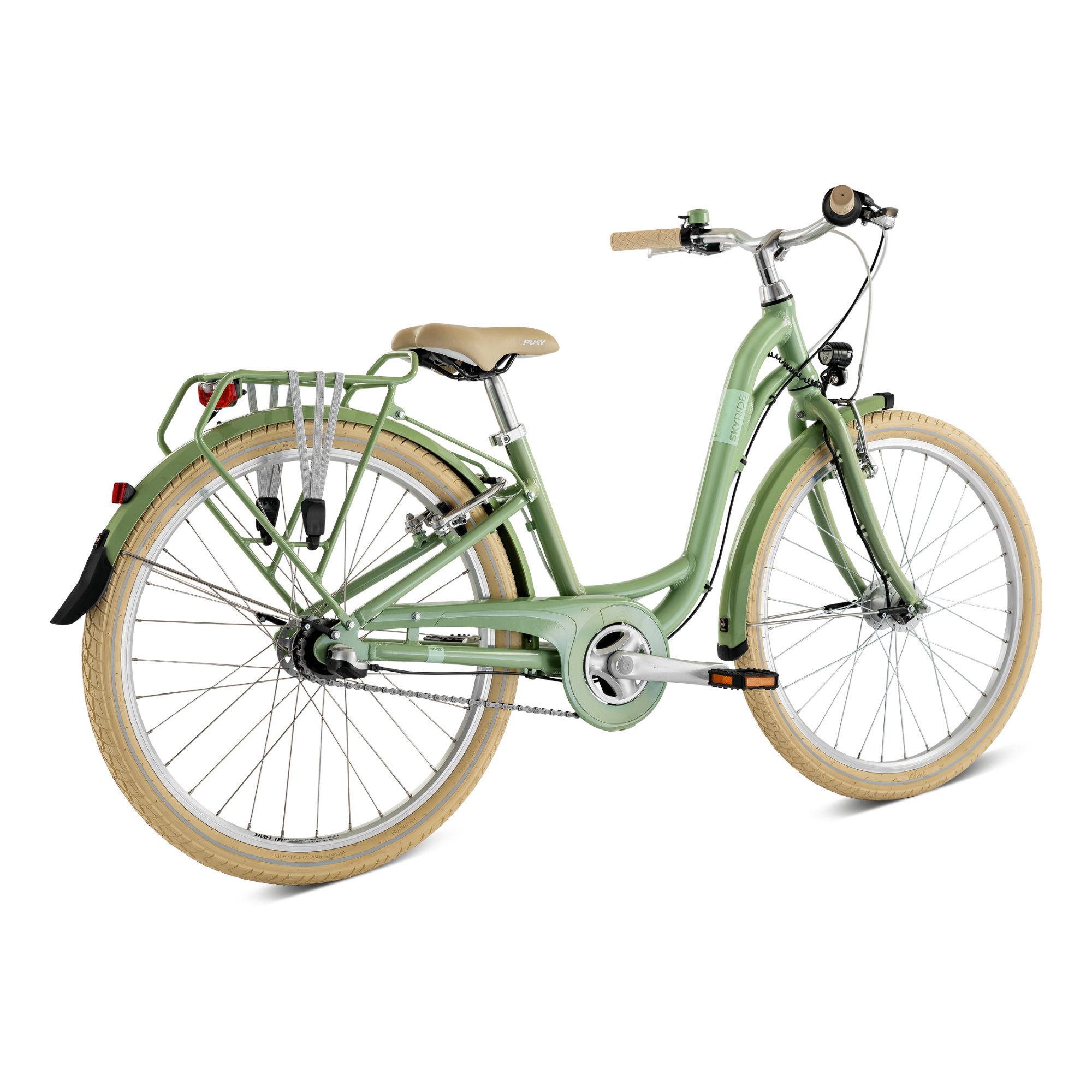 Puky Skyride 24-3 Classic Jugendfahrrad Tiefeinsteiger 24" grün