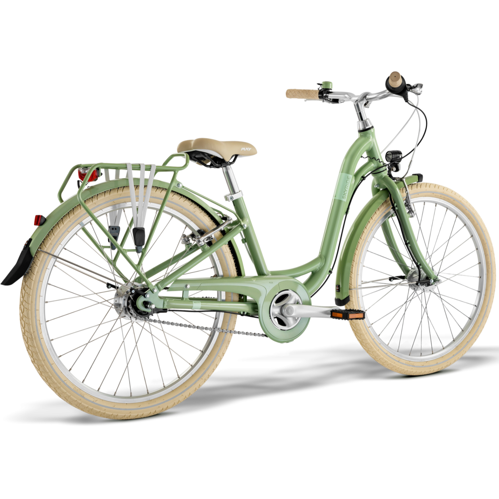 Puky Skyride 24-7 Classic Jugendfahrrad Tiefeinsteiger 24" grün