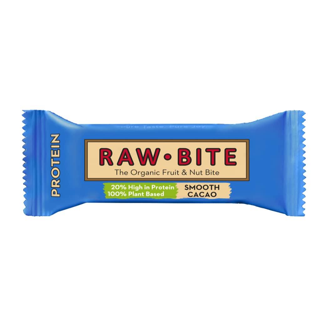 Raw Bite The Organic Fruit Nut Bite Protein Eiweißriegel vegan (45 g)